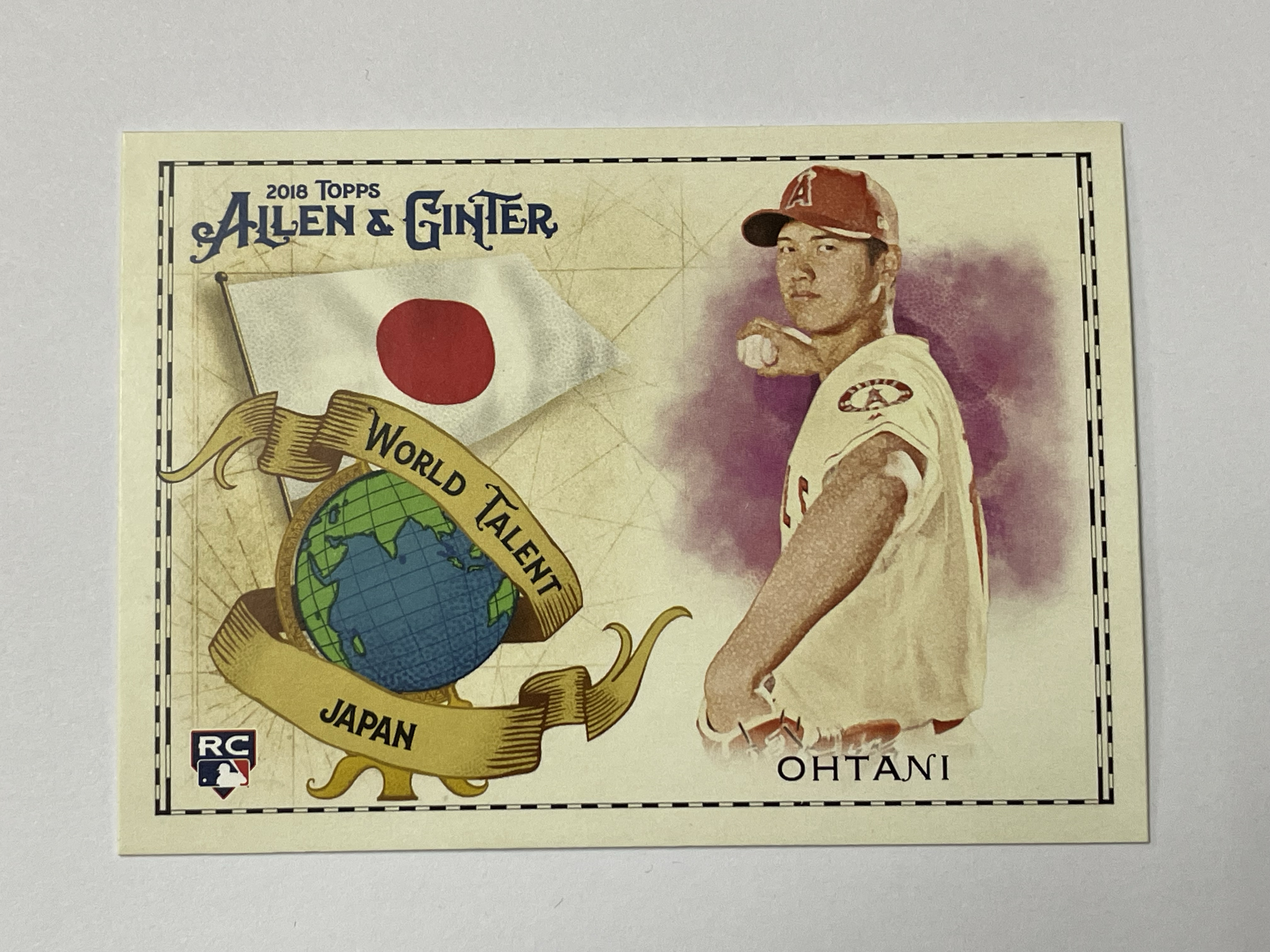 2018 Topps Allen & Ginter Shohei Ohtani RC 洛杉矶天使 大谷翔平 新秀 特卡