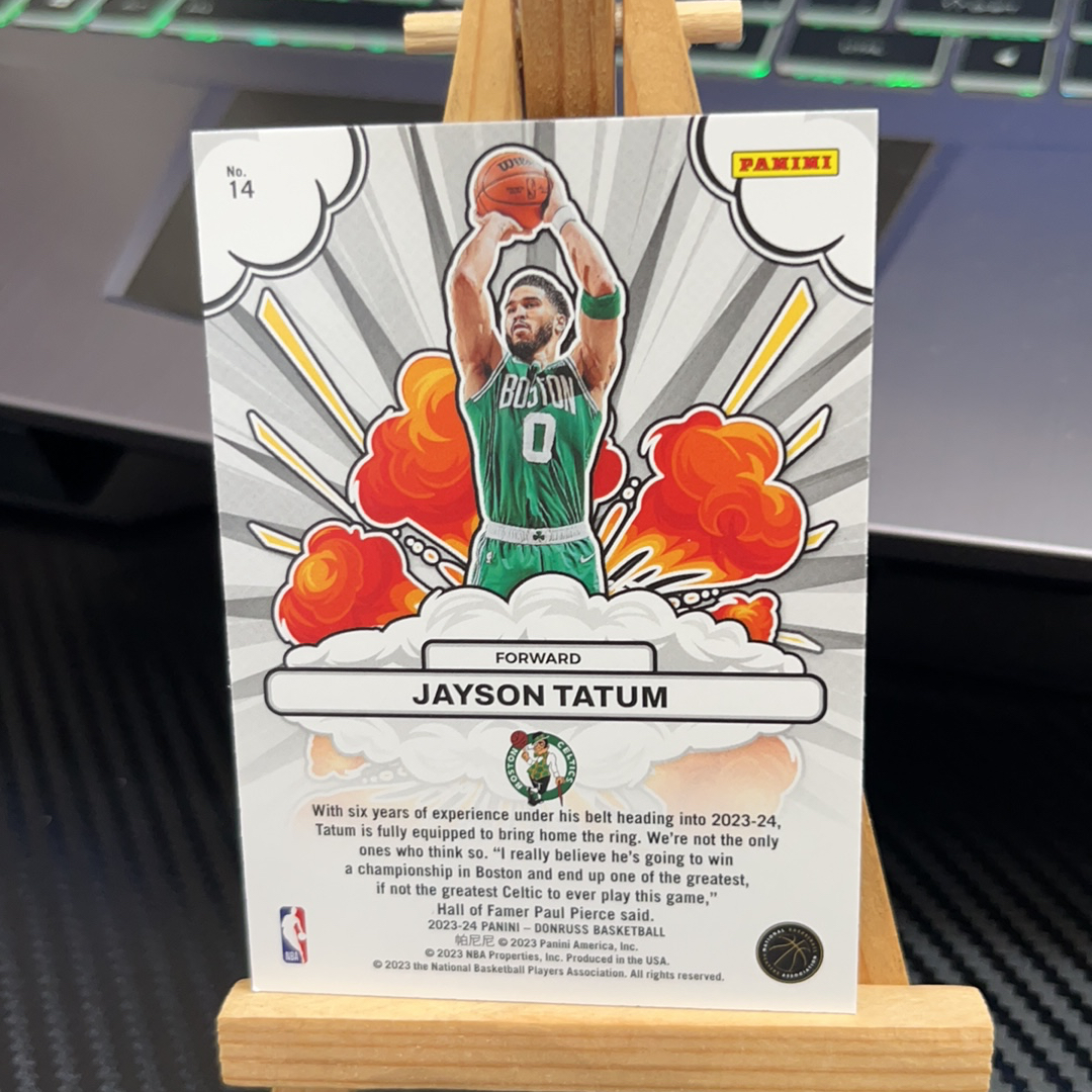 2023-24 Panini Donruss Jayson Tatum 杰森 塔图姆 凯尔特人 杜蕾斯系列 特卡 卡品如图 凑图必备 值得收藏!免费代卖!