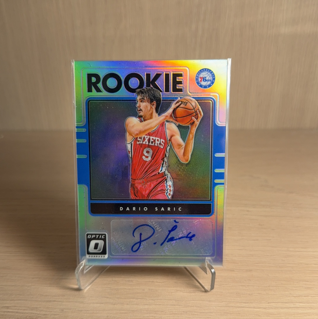 2016-17 Panini Optic Dario Saric RC 76人 新秀 RC 达里奥 萨里奇 签字 贴签 折射 特卡 op optic 卡品如图 值得收藏!!【免费代卖】