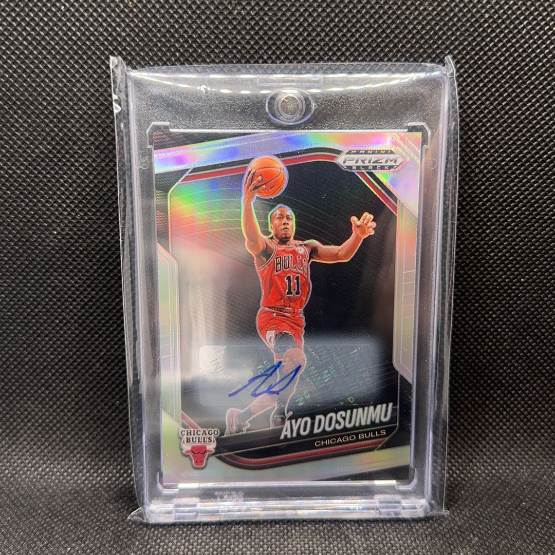 【Roseee代卖】2024-25 Panini Prizm PZ Black 公牛 Ayo Dosunmu 阿约多森姆 多苏姆 折射签字 jeff