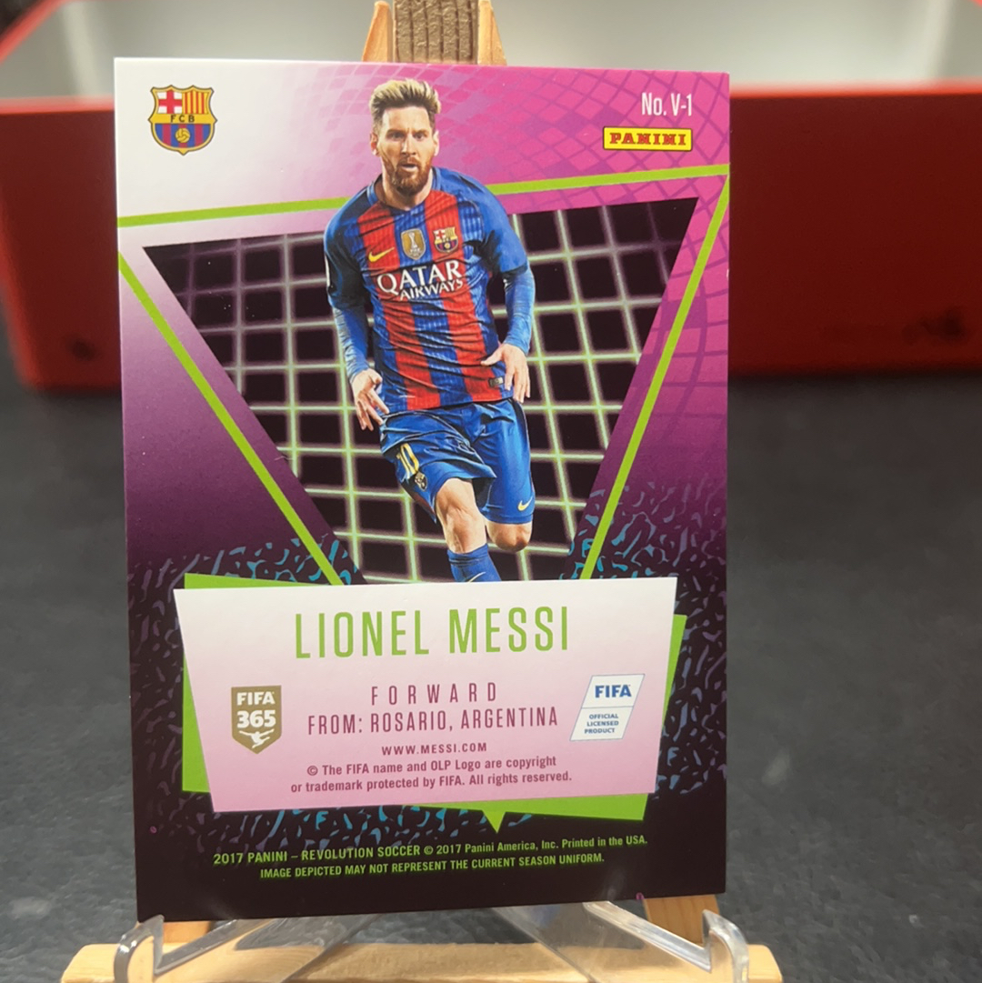 【SY代卖sy0297-可累积-瑕疵看图】2017 Panini Revolution Lionel Messi 梅西 巴萨 巴塞罗那 革命 Vortex特卡