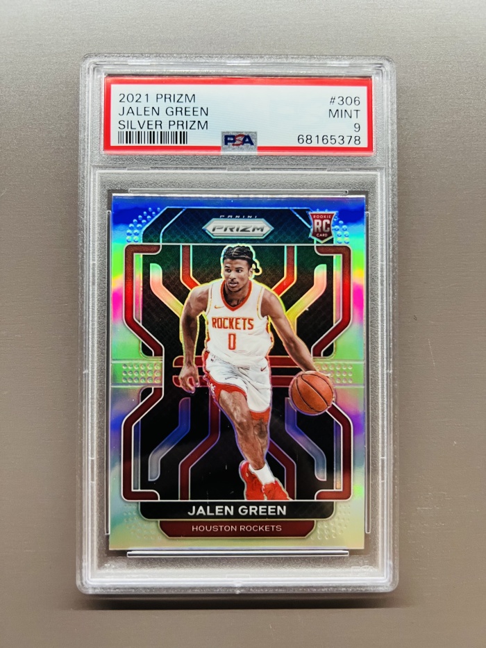 Big Body Benz I Used To Be Dusty Jalen Green 2022 Panini Prizm Jalen Green RC 『壹Q拍卖 』杰伦 格林 银折 PSA9分 火箭队老大 新秀 PSA评级