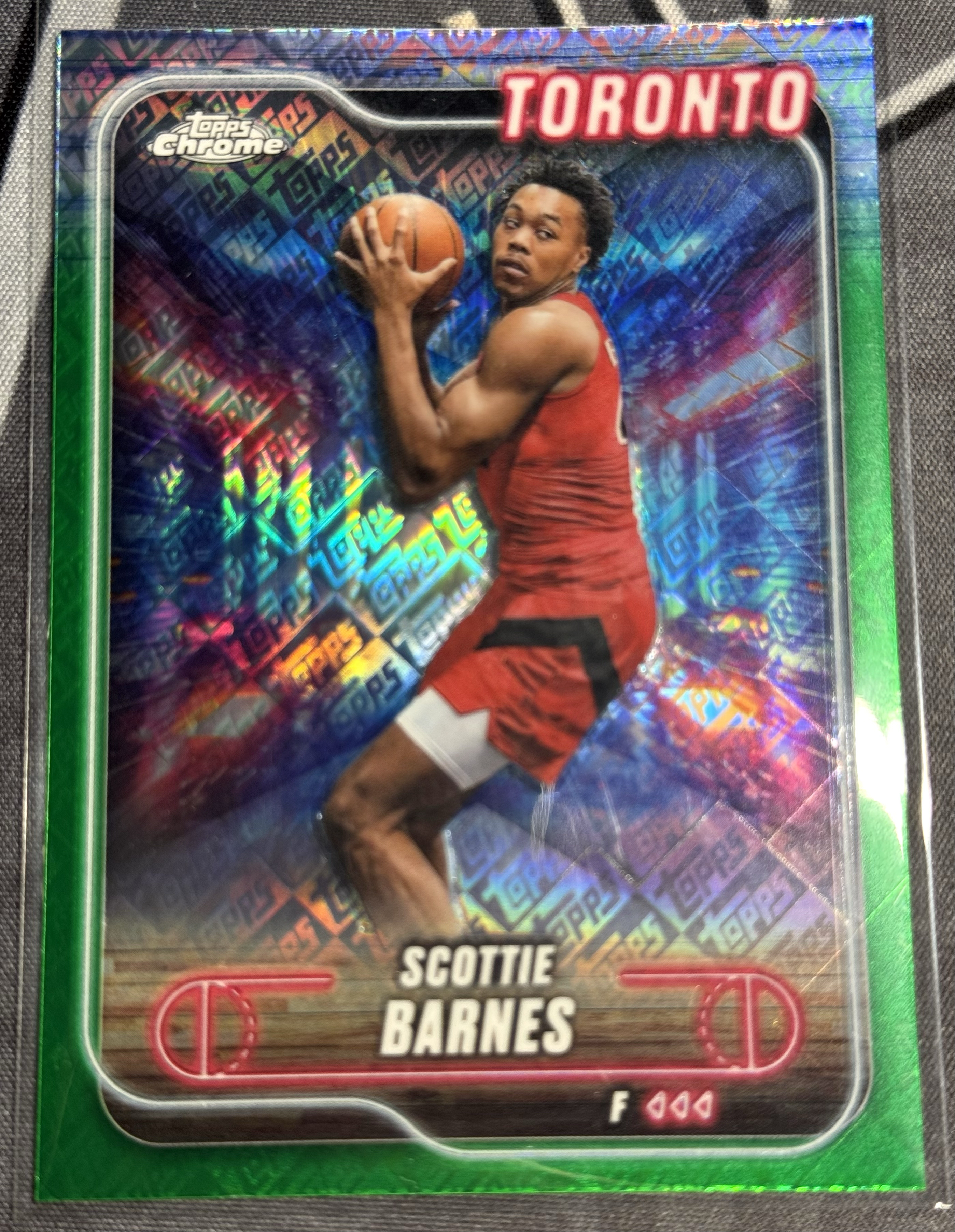 2024-25 Topps Chrome NBA Basketball TC 篮球 Scottie Barnes 斯科蒂 巴恩斯 银折 topps折 不带编 猛龙 全明星 卡品不保 瑕疵如图 XW