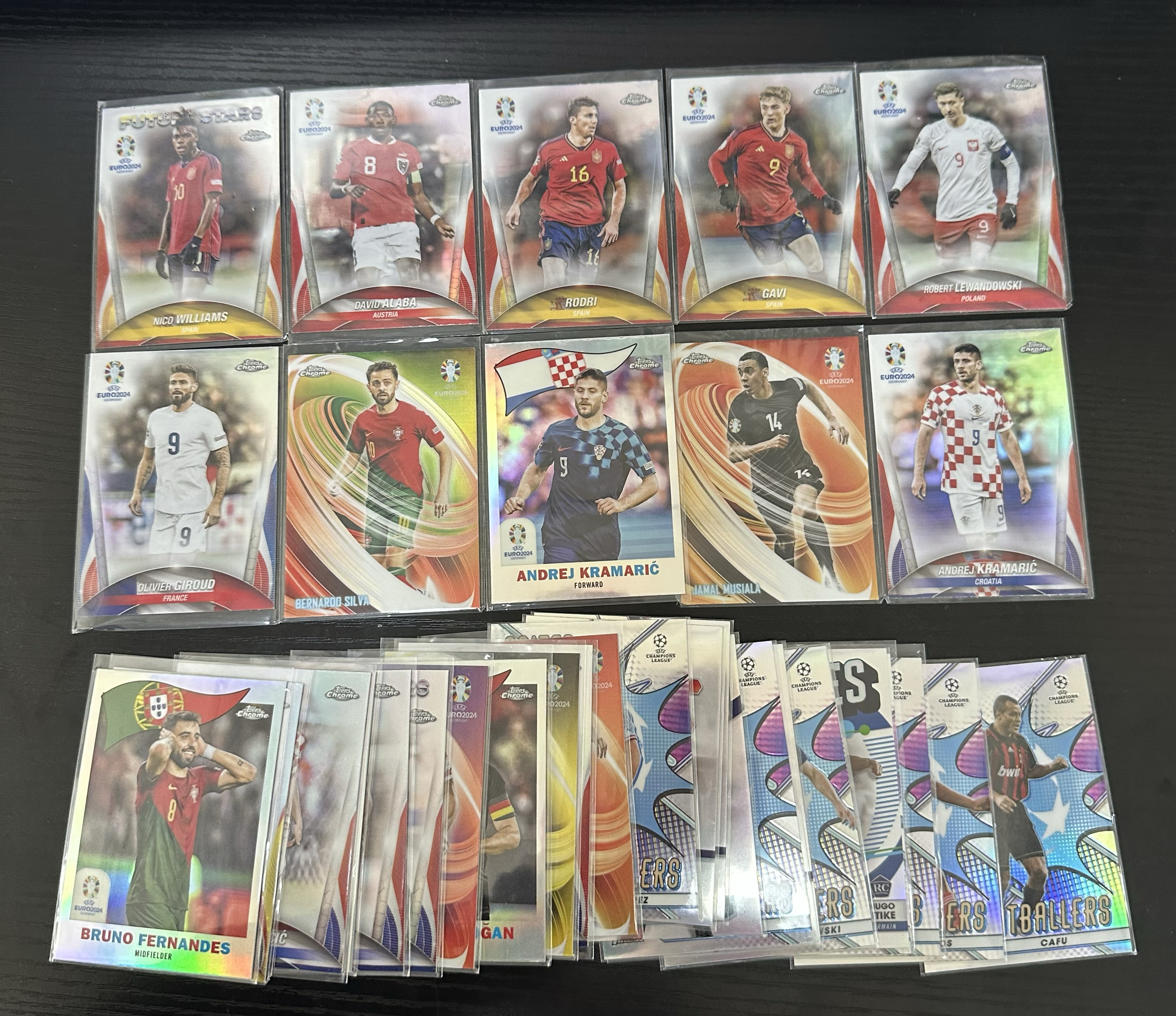 Topps 众系列 卡福 B席 费尔南德斯 克拉马里奇 穆夏拉等 特卡 折射 一图lot 德国 西班牙 AC米兰 葡萄牙 战神无双拍卡 (eric)
