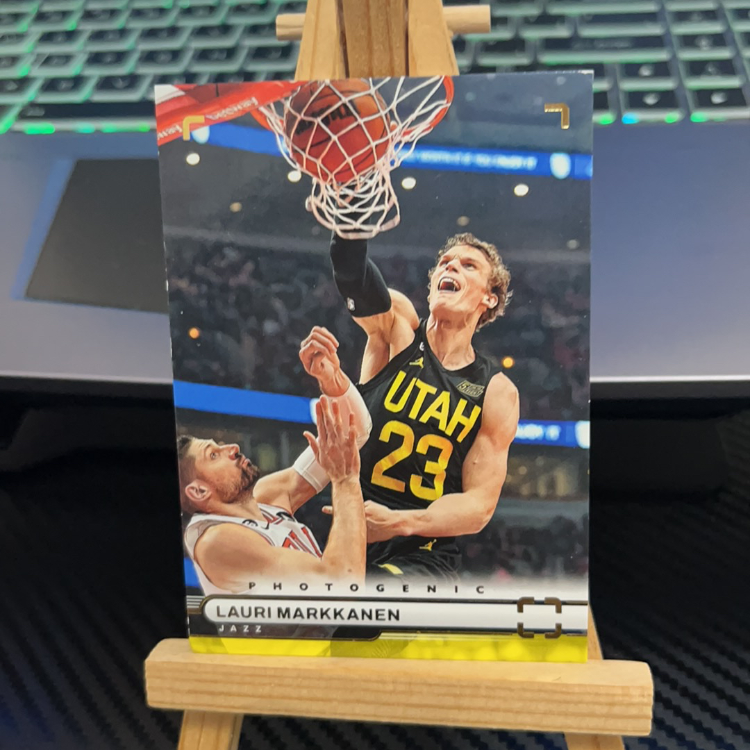 2022-23 Panini PaniniPhotoGenicNBA Lauri Markkanen 马尔卡宁 爵士 上镜系列 卡品如图 瑕疵看图 凑图必备 值得收藏!