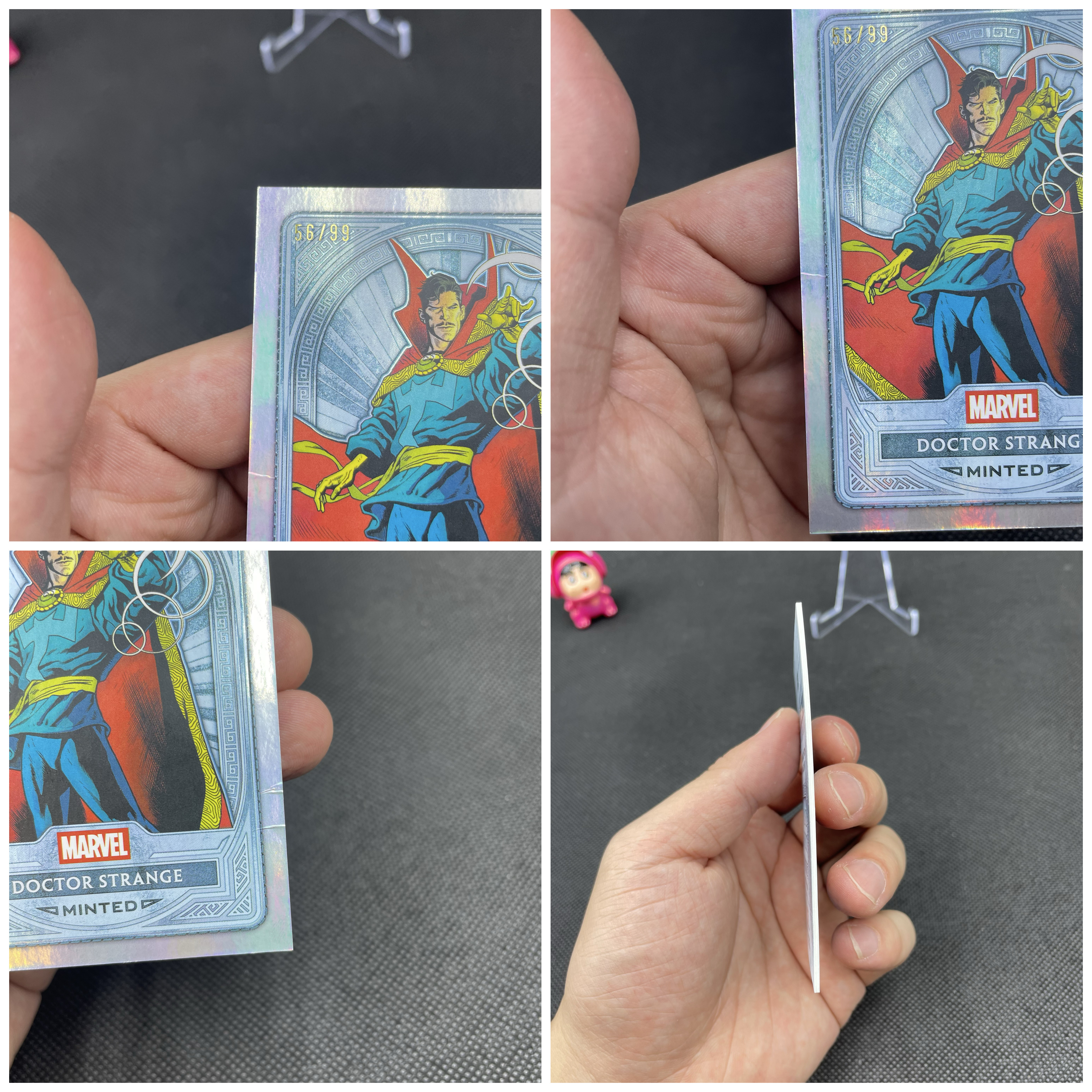 2025 Topps Marvel Minted 【无界代卖】漫威 Doctor Strange 奇异博士 56/99编 铂金版本 银折 大比例SP 霸气选图 品瑕如图 不累计 猫