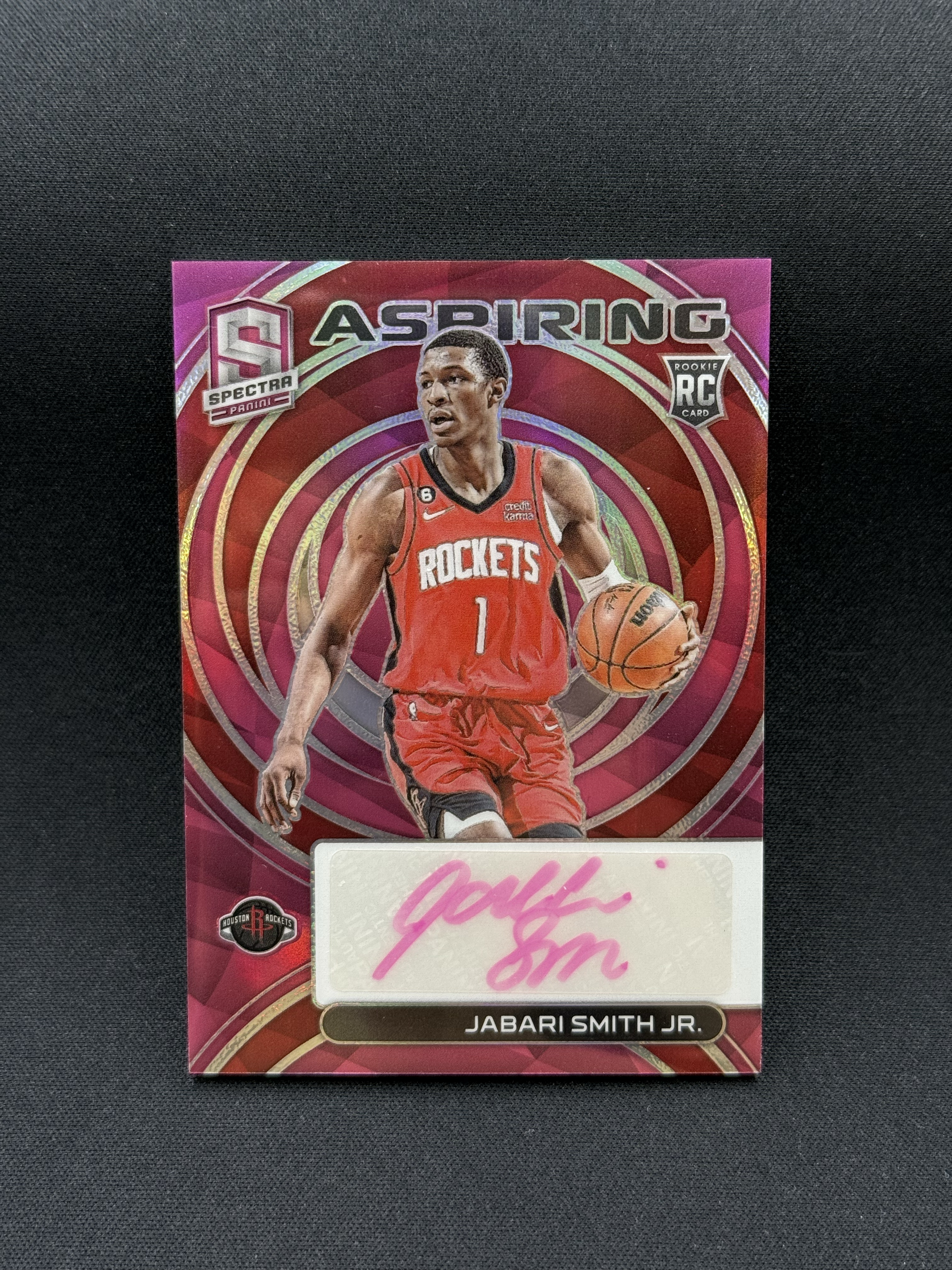 2022-23 Panini Spectra Jabari Smith Jr. RC 【小贝代拍】NBA 光谱 火箭 新秀 小贾巴里史密斯 粉碎冰折 签字 20/25编 微瑕 拍前看描述 Cyrus