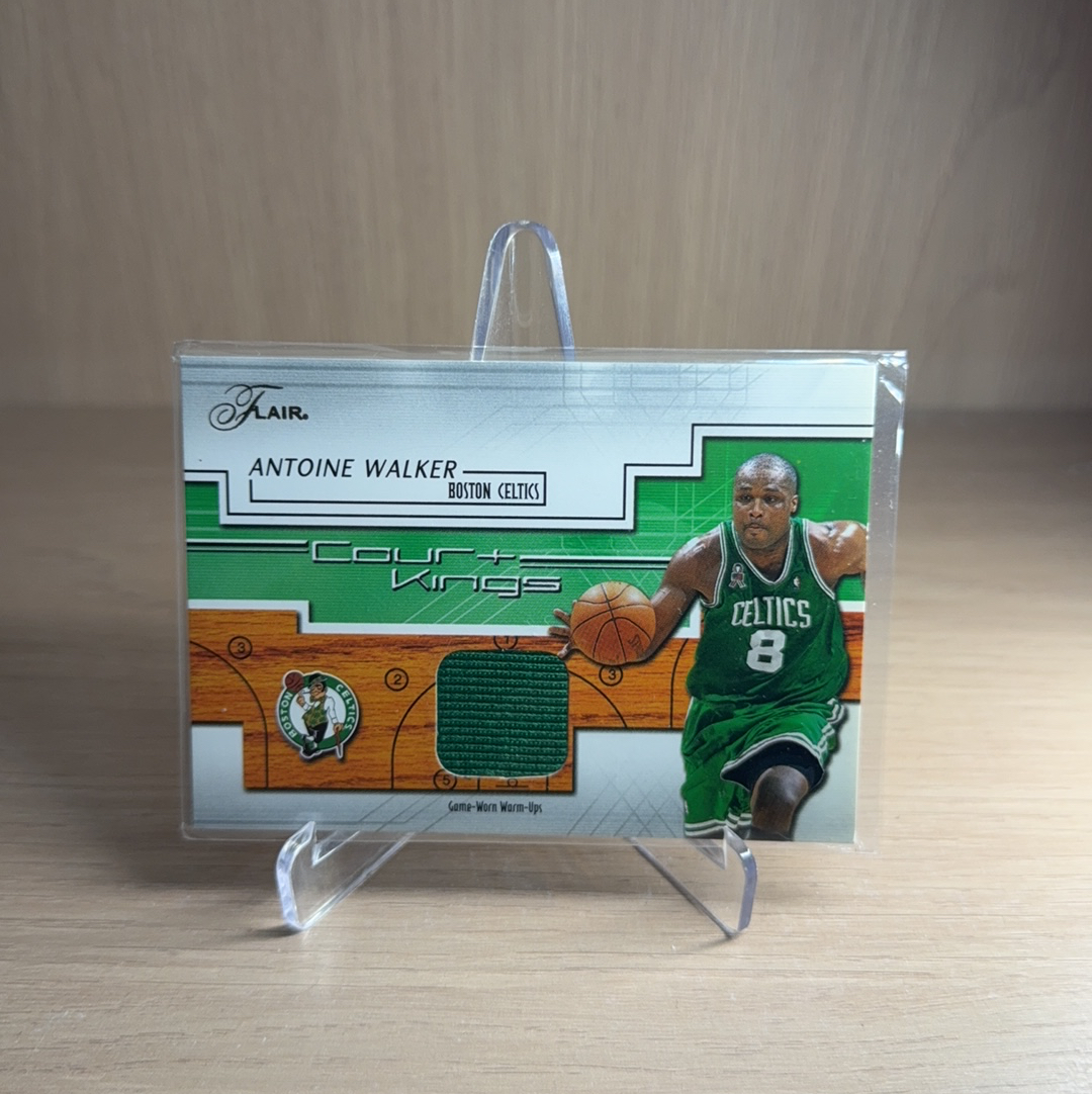 2002 Upper Deck NBA Pick-Up Game Cards Antoine Walker 【免费代卖】凯尔特人 安托万 沃克 胖头陀 亲穿 球衣 物料 带编 卡品如图 值得收藏!