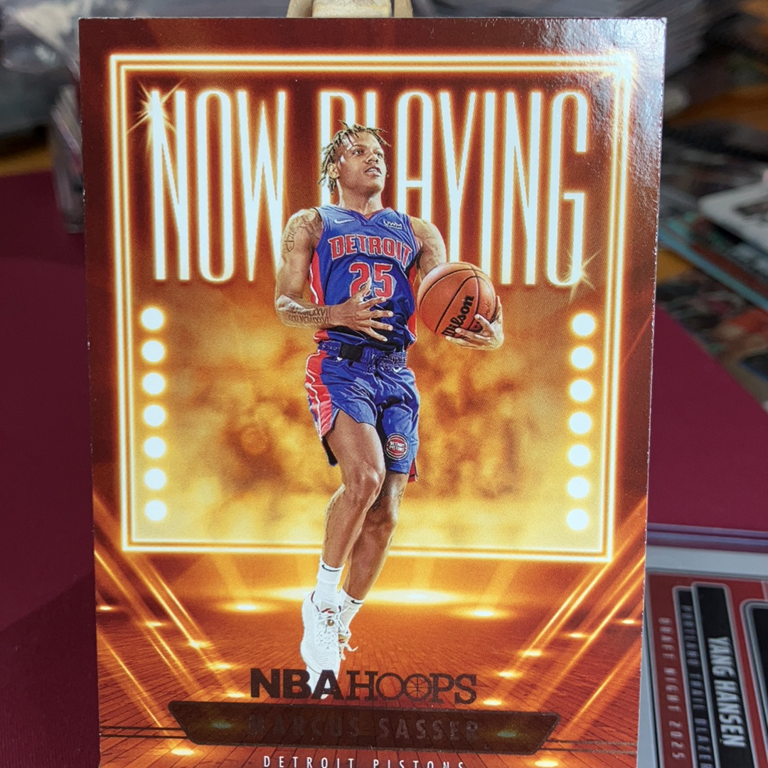 2023-24 Panini NBA Hoops Marcus Sasser RC 可积累!!!【小卡代卖】萨瑟 表演聚光灯潜力新秀 打包 实卡精美 凑套收藏必备 如图