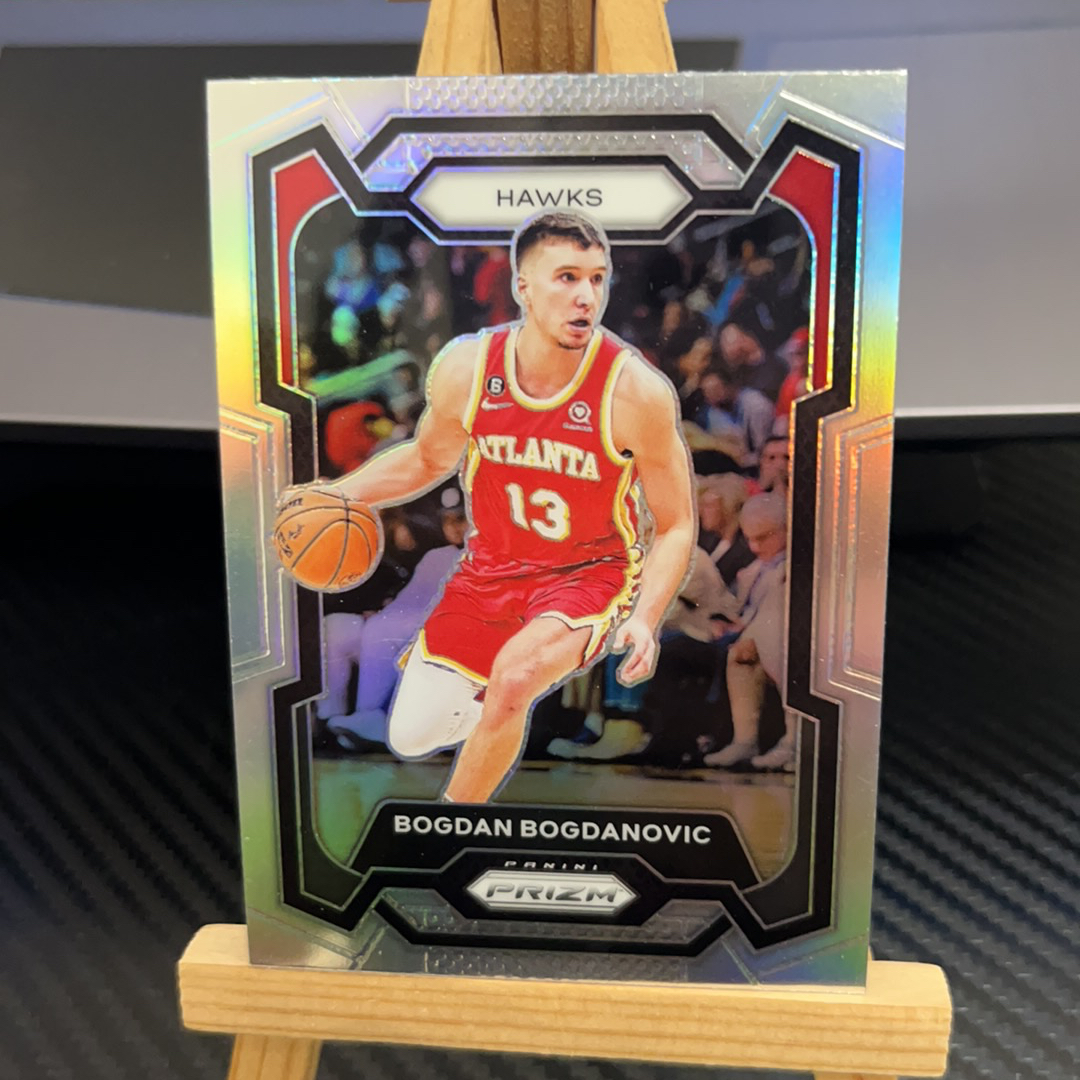 2023-24 Panini Prizm Bojan Bogdanovic 博格达诺维奇 老鹰 银折 折射 prizm系列 pz 卡品如图 凑图必备 值得收藏!免费代卖!