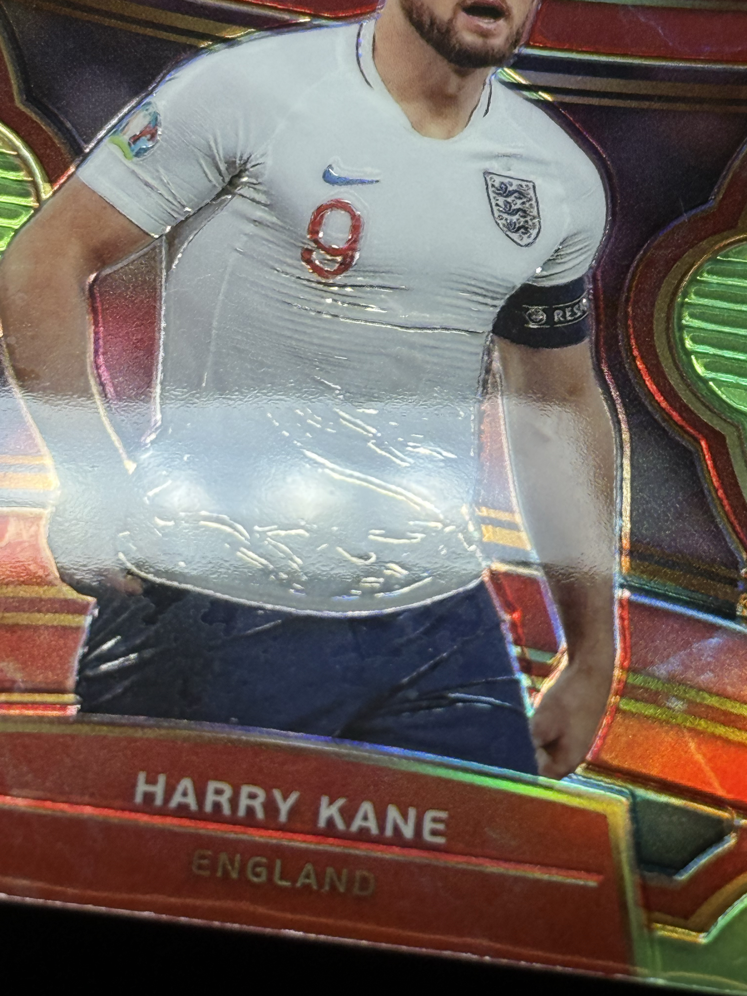2020 Panini Select Harry Kane 【小贝代拍】欧洲杯 Select 英格兰 拜仁 热刺 凯恩 绿折 /149编 瑕疵如图 拍前看描述 H EW