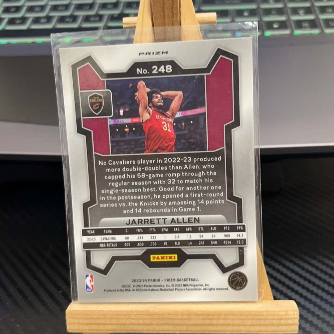 2023-24 Panini Prizm Jarrett Allen 贾莱特 阿伦 骑士 银折 碎冰折 折射 prizm系列 pz 卡品如图 凑图必备 值得收藏! 免费代卖!