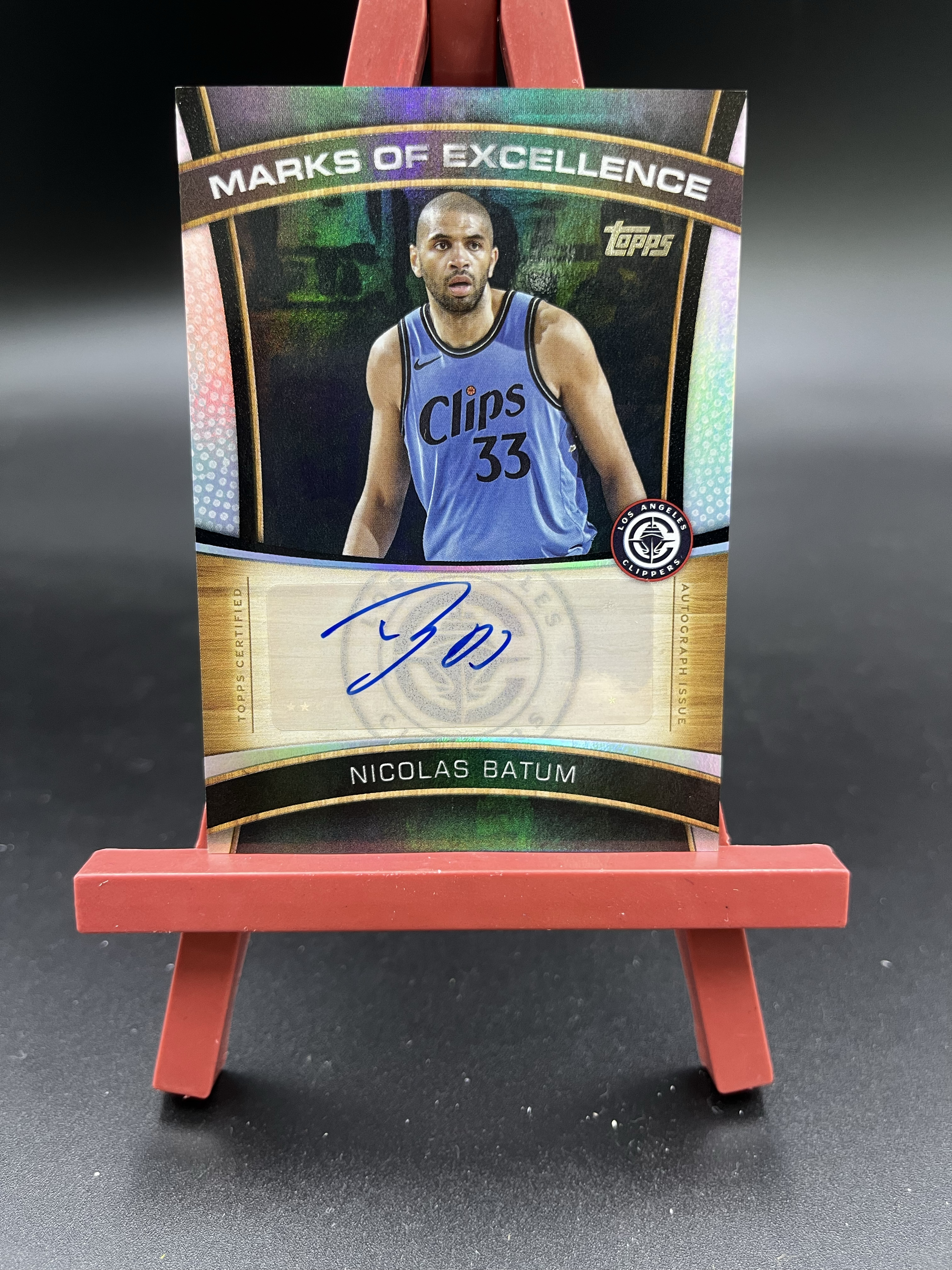 2025 Topps Flagship Nicolas Batum 尼古拉斯 巴图姆 快船 签字 卓越签 折射 卡品如图【优质签字专场】04WZ