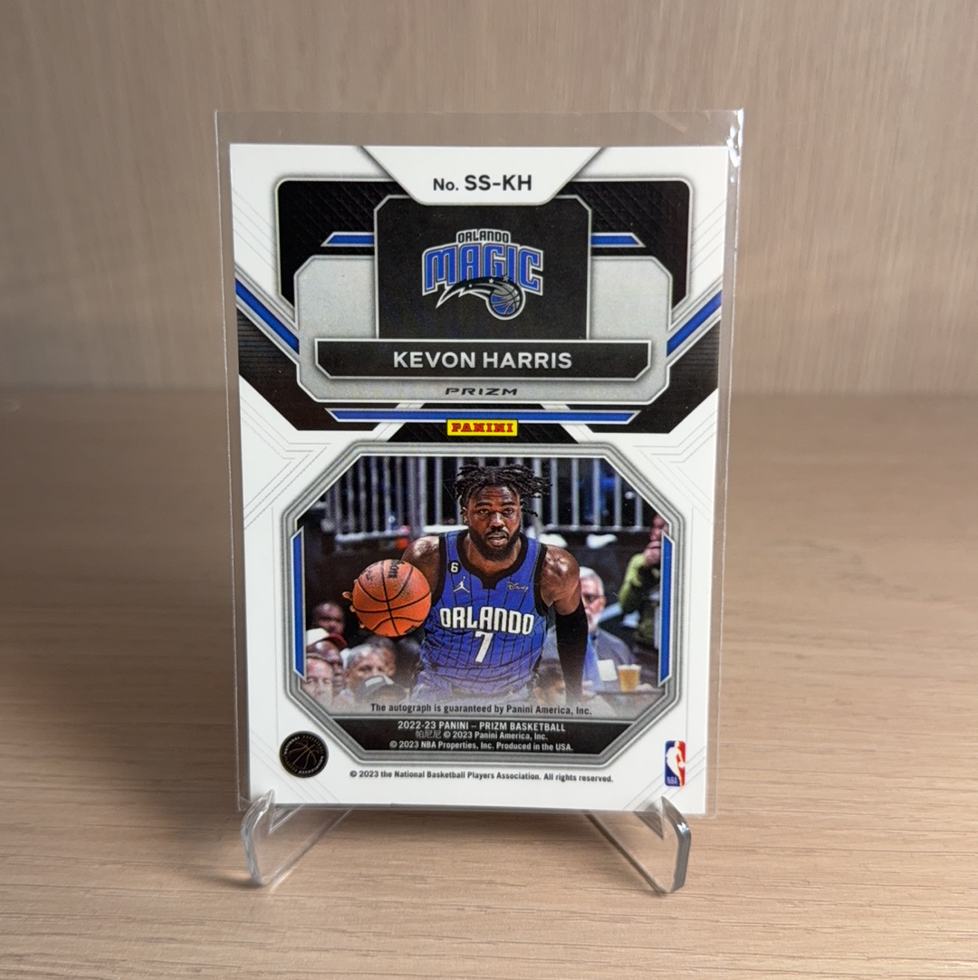 2022-23 Panini Prizm KEVON HARRIS 【免费代卖】魔术 凯文 哈里斯 红圈圈折 PZ PRIZM 签字 贴签 折射 卡品如图 值得收藏!!