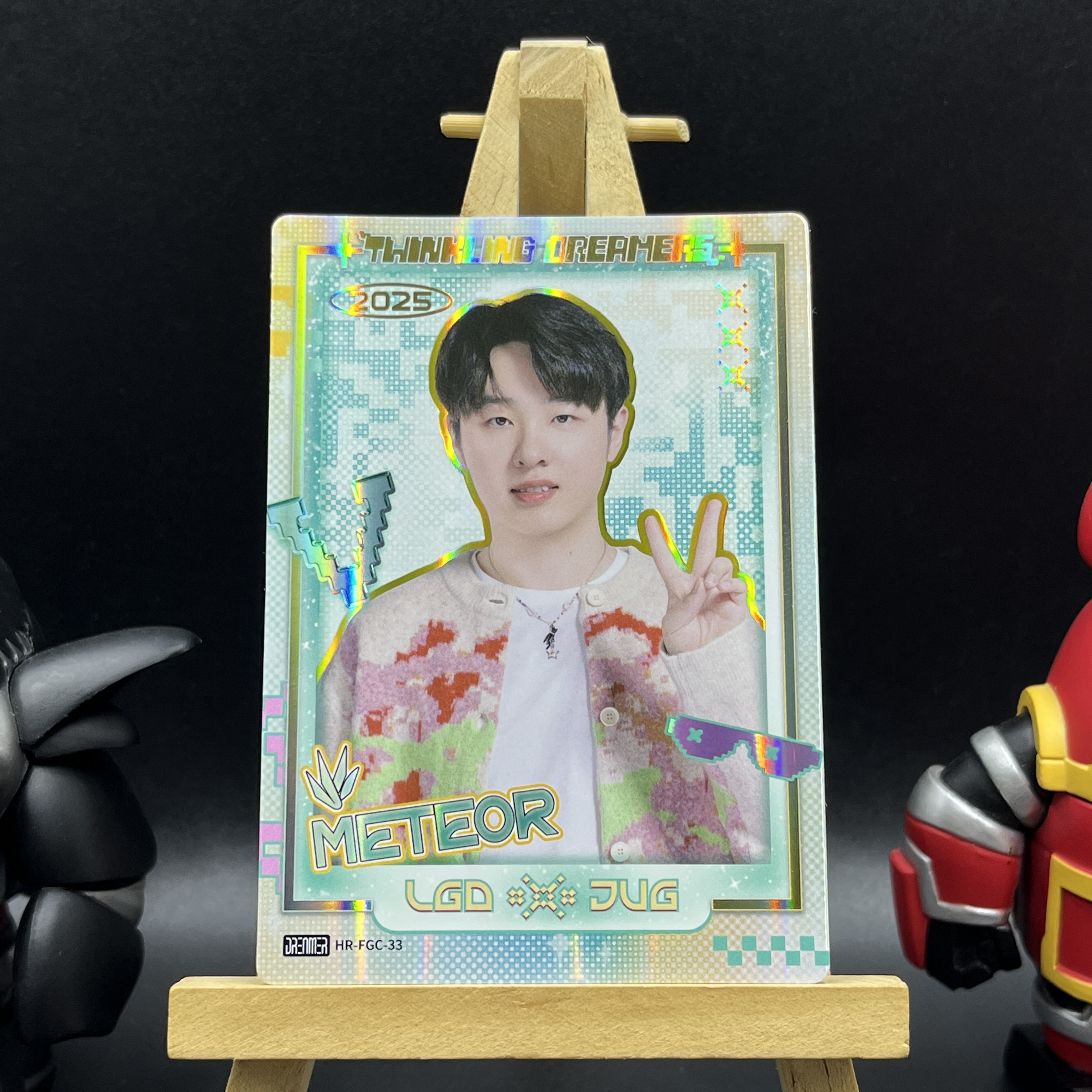 【KabuDa不累计】2025 Buffun 不凡玩品 英雄联盟 星火逐梦 LPL 选手卡 LGD Meteor 人生四格特卡 白