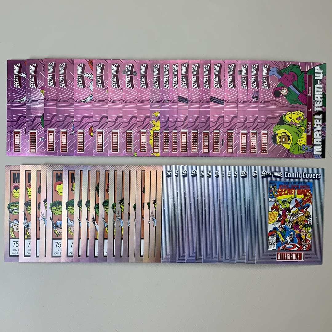 【弈卡代拍】 2023 Upper Deck Marvel 漫威 MCU Allegiance 秘密战争 大比例 Box特卡 Comic Covers特卡 对战特卡 打包 品相如图 凑套必备 Mito