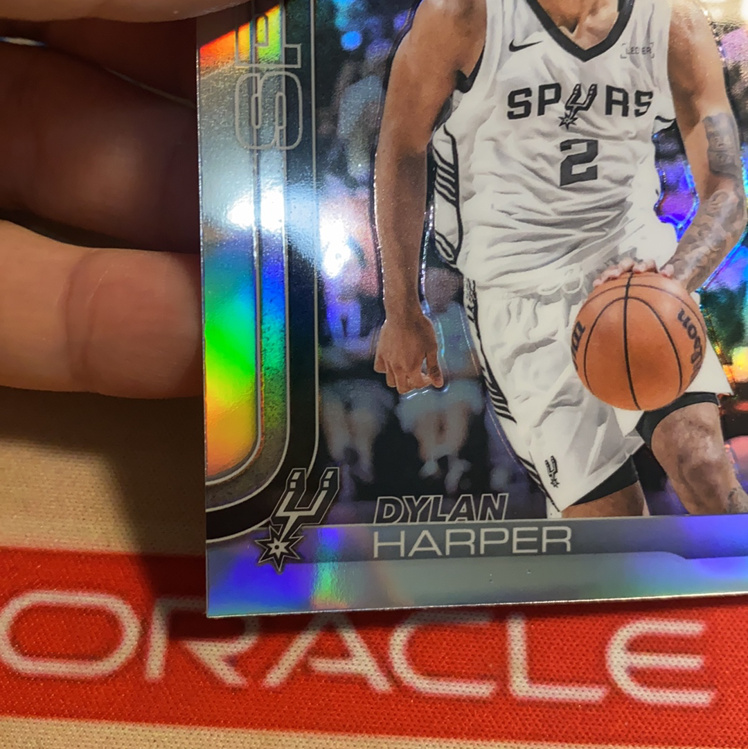 2025-26 Topps Chrome Dylan Harper RC Topps chrome Tc 迪伦 哈珀 新秀 正银折 折射 #2 潜力新秀 卡品如图 凑套必备