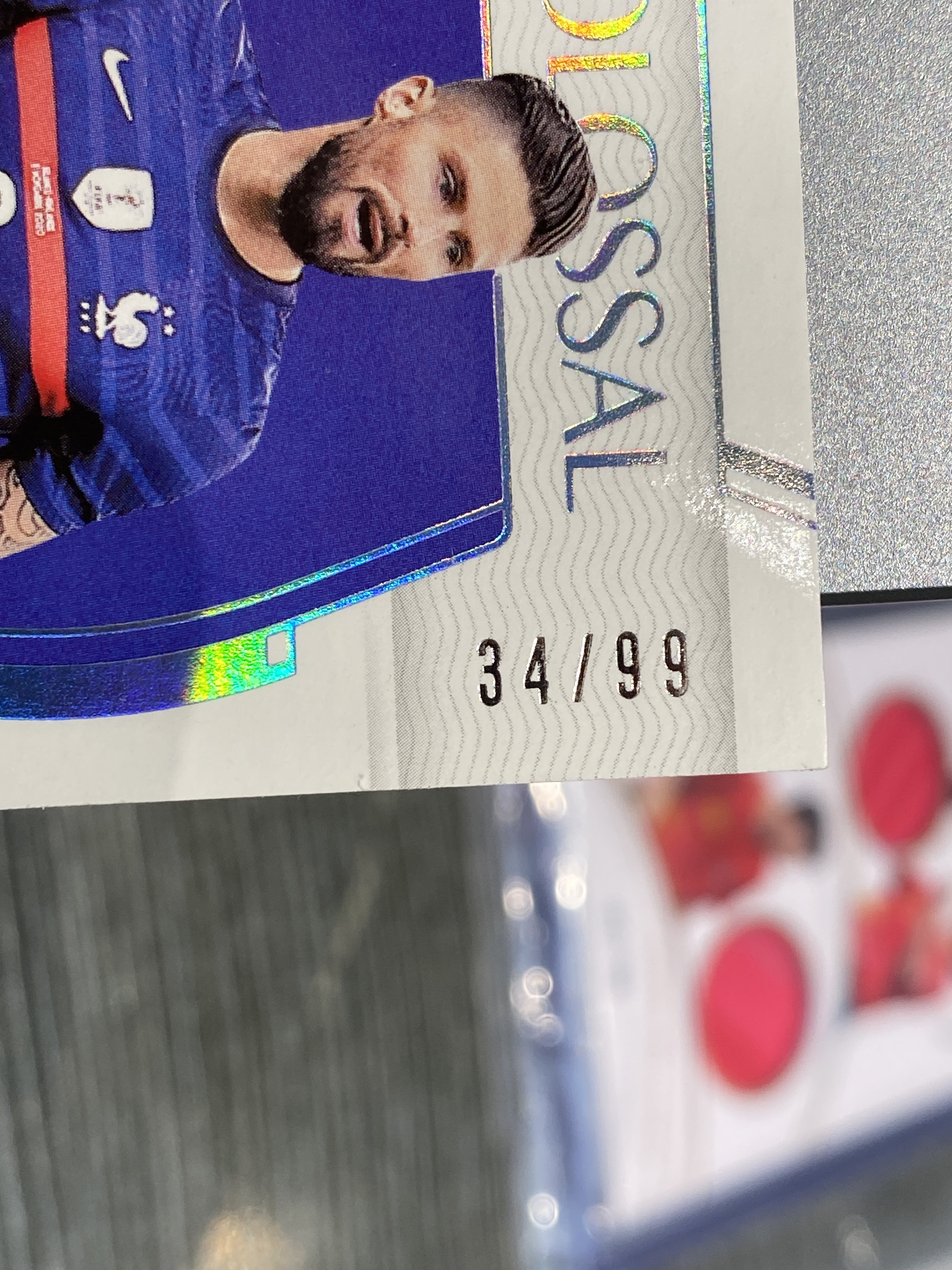 2022 【靓星代拍】 National Treasures Olivier Giroud 34/99编 吉鲁 法国 世界杯 国宝 签字 落场物料 亲穿 卡品如图 专收凑套必备 #志方