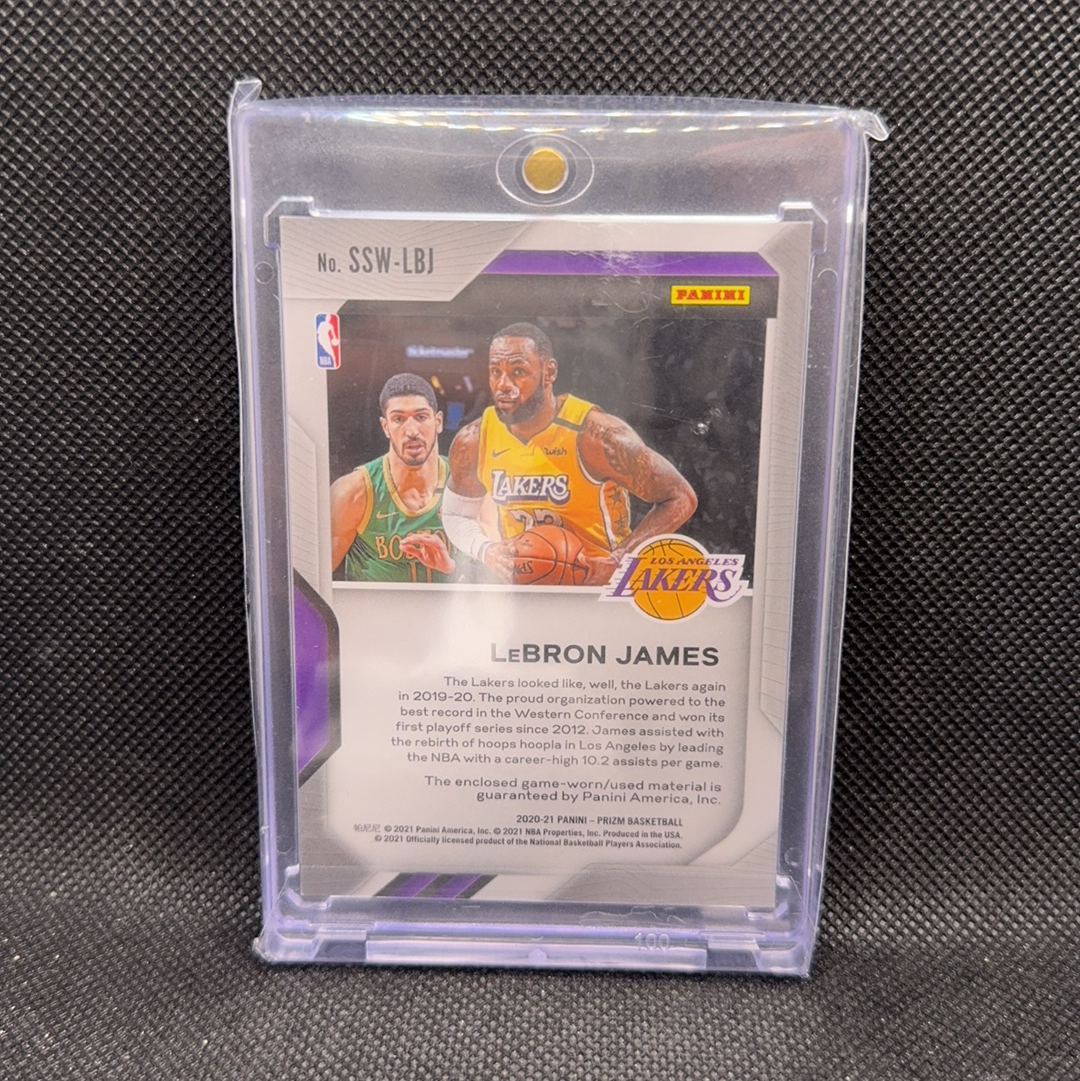 【Roseee代卖】2020-21 PANINI PRIZM LEBRON JAMES 勒布朗 詹姆斯 历史得分王 球衣 切割 PZ 湖人 篮球 kkk