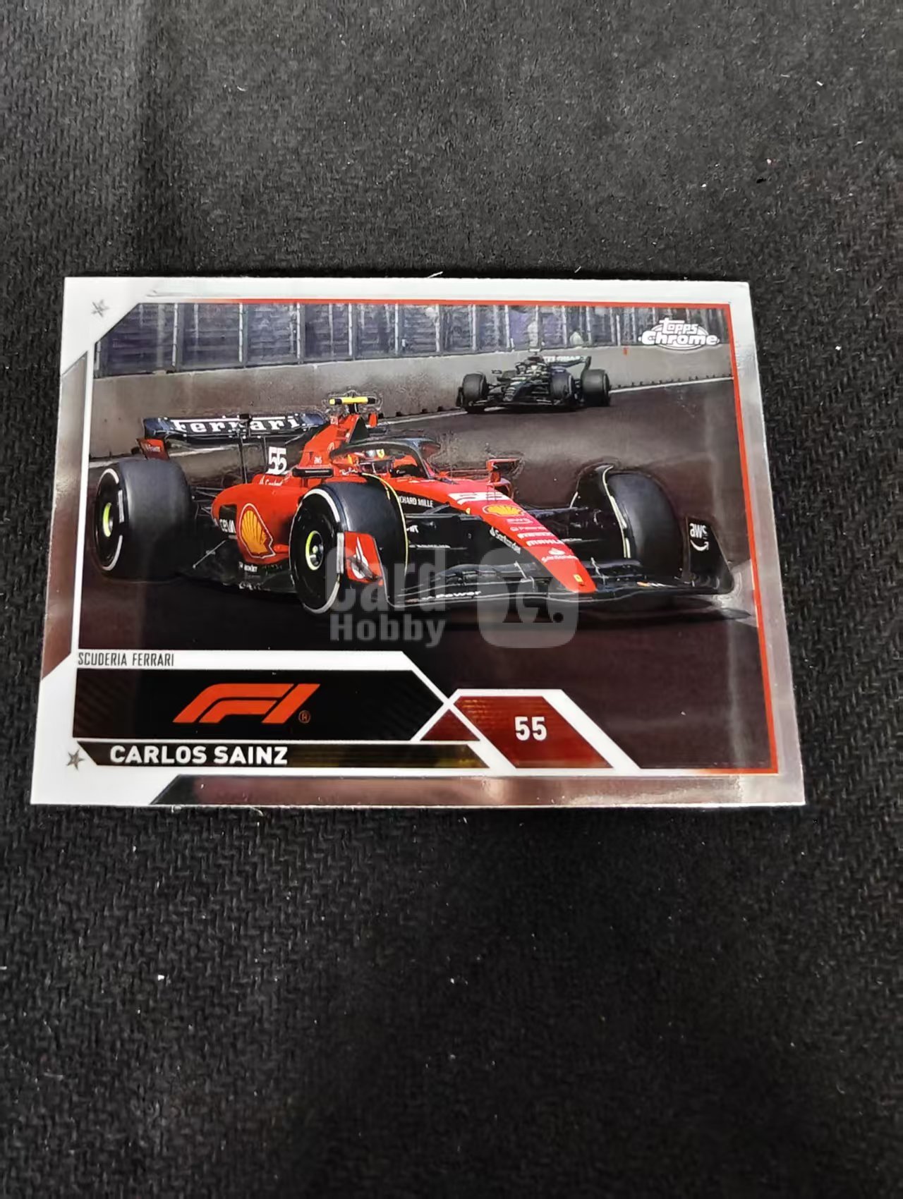 2023 Topps Chrome F1 Carlos Sainz 卡洛斯 赛恩斯 法拉利车队 划痕 边角瑕疵 #111