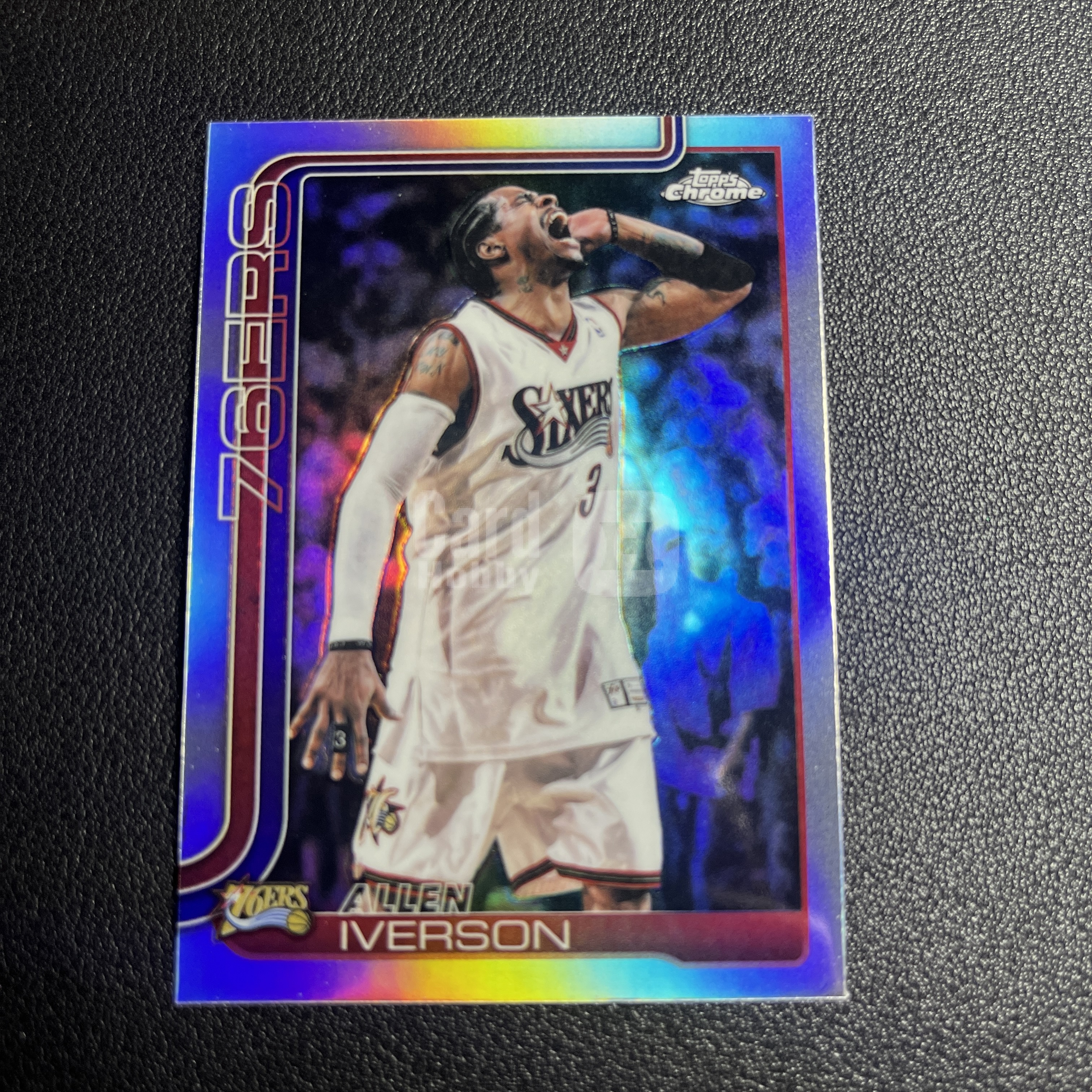 【伦子】2026 Topps Chrome Update 76人 Allen Iverson 艾弗森 答案 银折 TCU CASE11