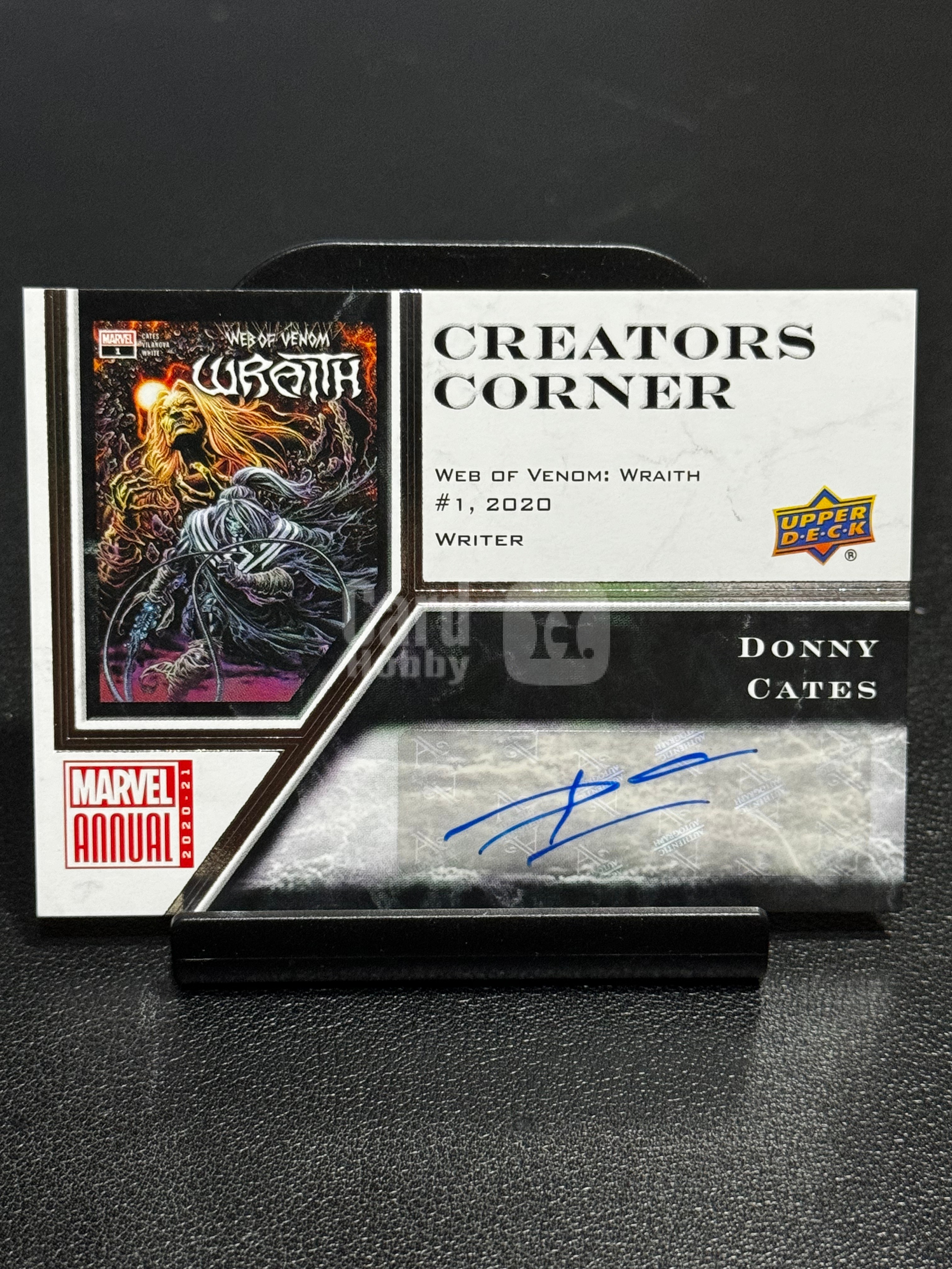 2020 Upper Deck Marvel (MCU) Annual UD 20-21 漫威 年度 年鉴 编剧 Auto 签字 Donny Cates 唐尼・凯茨 FK 老王代理拍卖