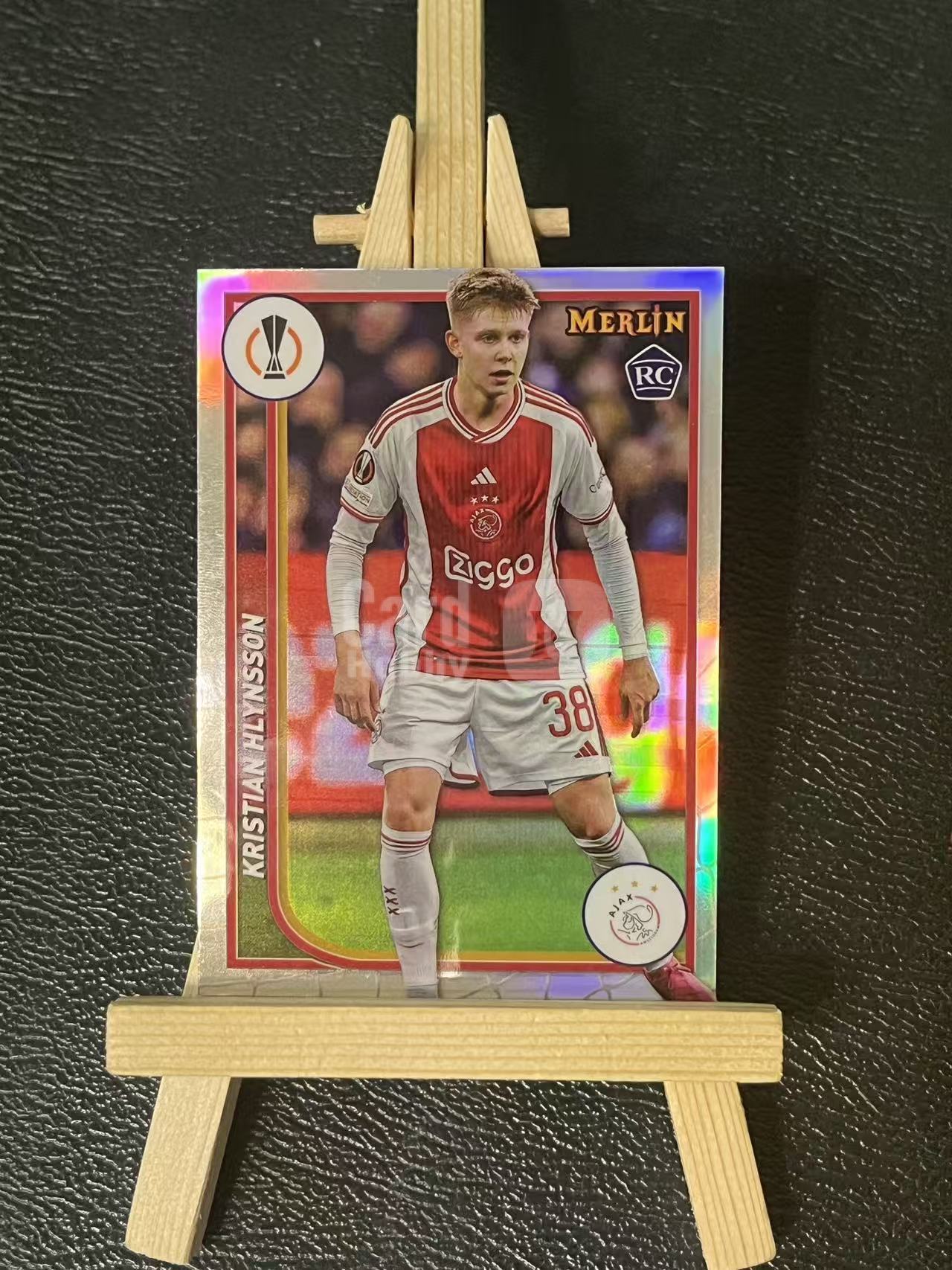 2024 Topps merlin kristian hlynsson RC 克里斯蒂安 赫林松 新秀 阿贾克斯 梅林 银折 欧冠 实卡精美 卡品如图 LA-3