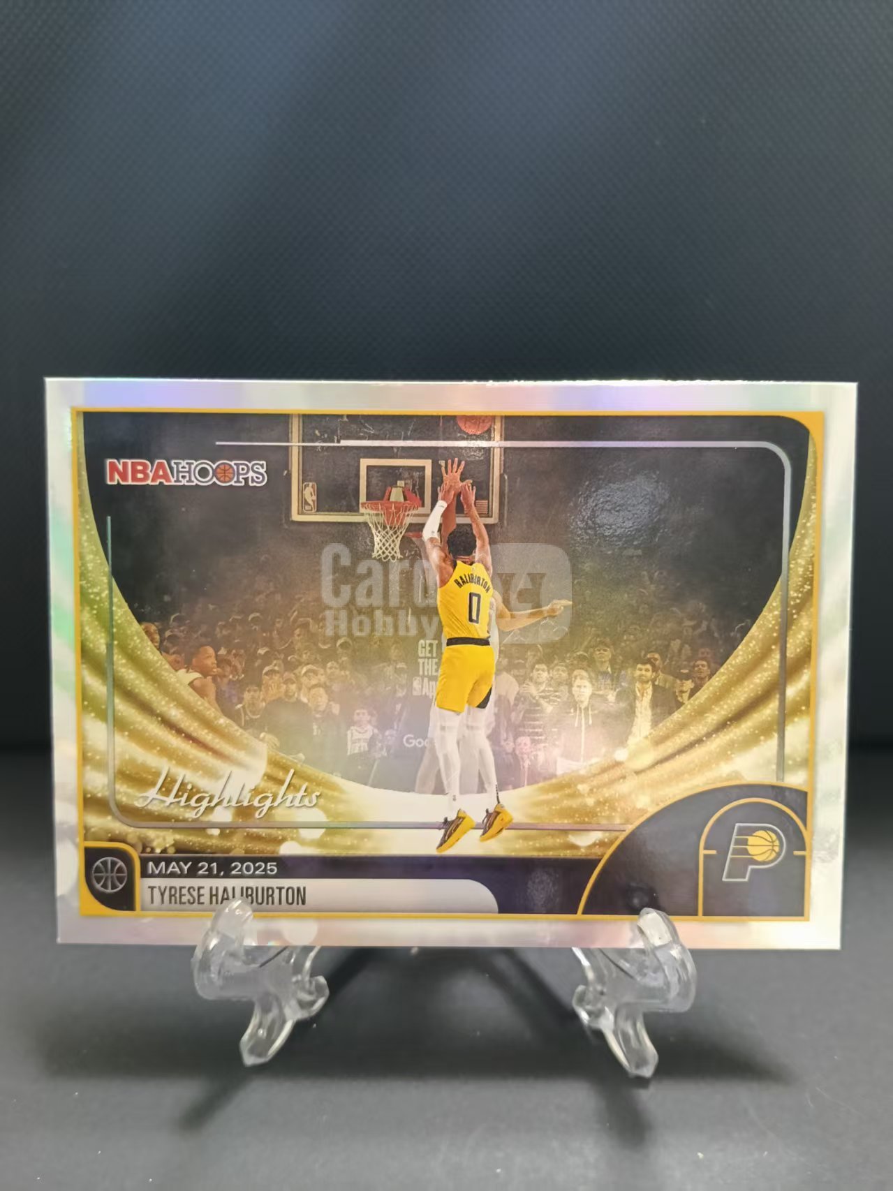 2026 Topps Hoops Tyrese Haliburton 步行者 高光时刻 泰瑞斯 哈利伯顿 银折 折射 卡品如图