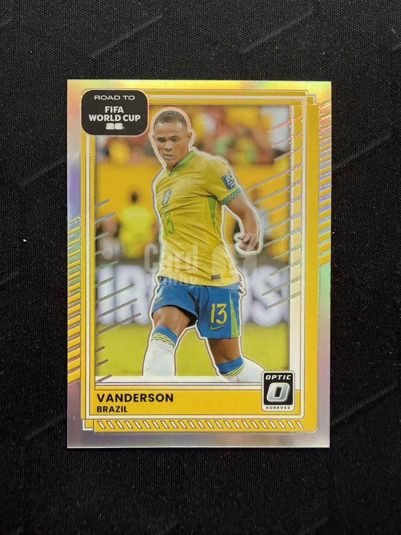 2025-26 Panini Donruss Optic Vanderson 万德松 巴西 FIFA 世界杯 杜蕾斯 OP 银折 收藏必备