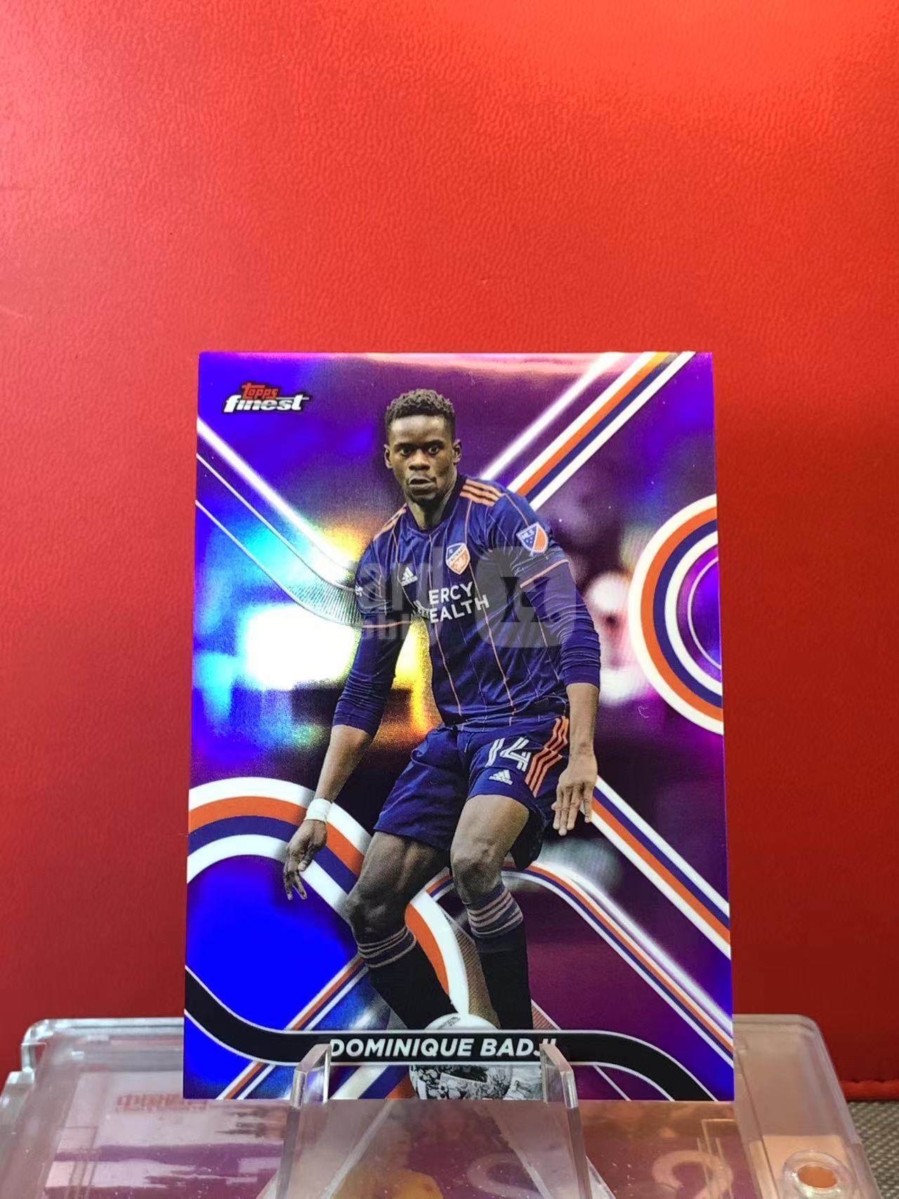 (詹叔代拍)2022 Topps Finest Dominique Badji 美职联 比拉吉 010/250编 折射 顺丰寄付 泰山