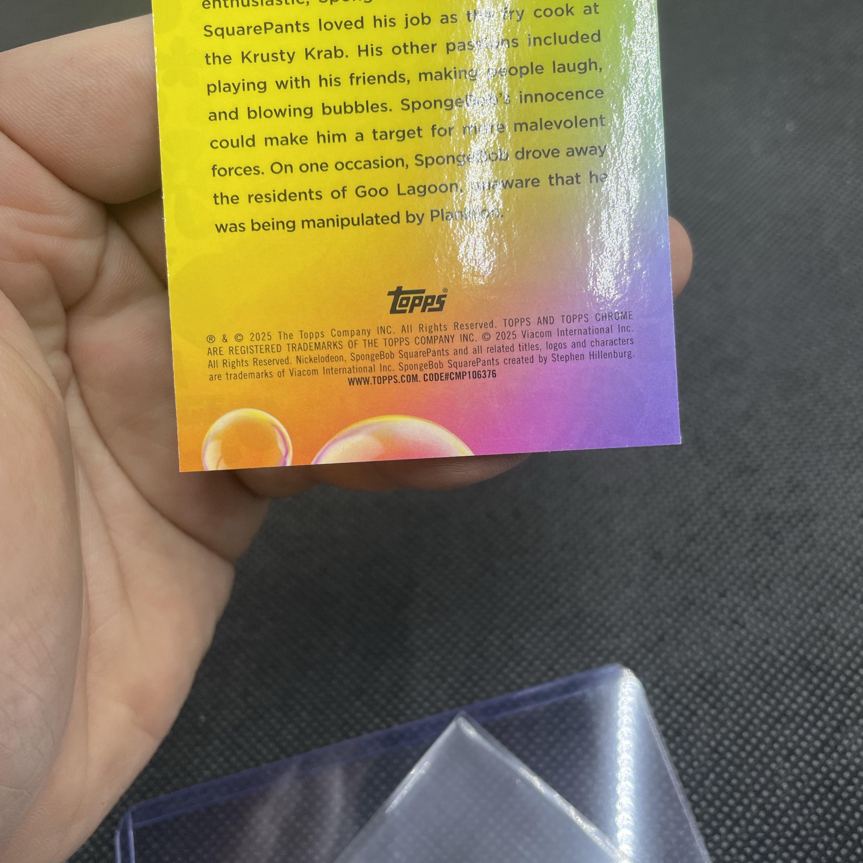 2025 Topps Chrome Spongebob Squarepants 【无界代卖】25周年 海绵宝宝 25/99编 绿折 绿碎冰折 可爱选图 人气角色 品如图 不累计 大鱼