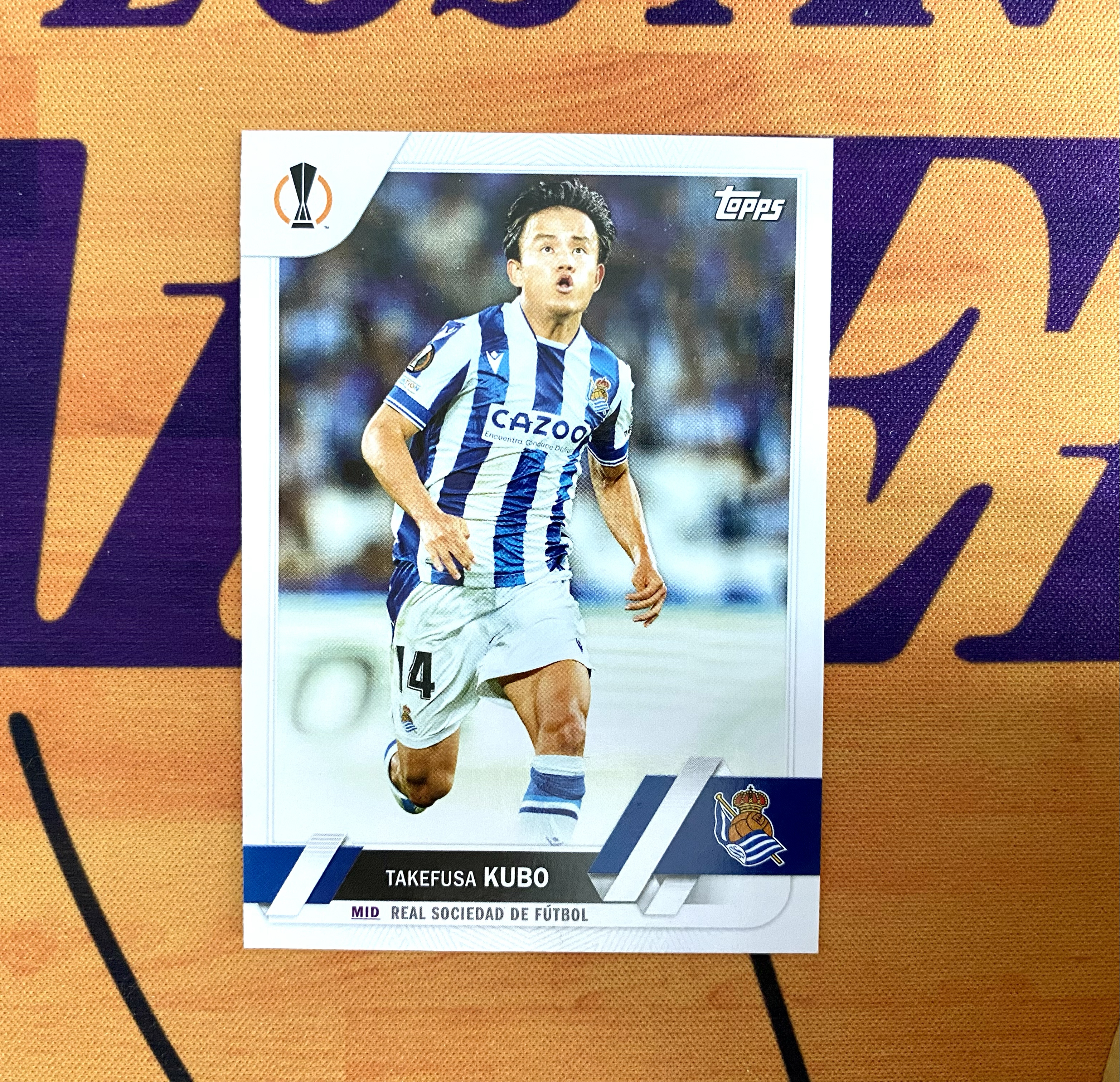 2023 Topps 久保建英 TAKEFUSA KUBO 直筆サインカード Real Sociedad