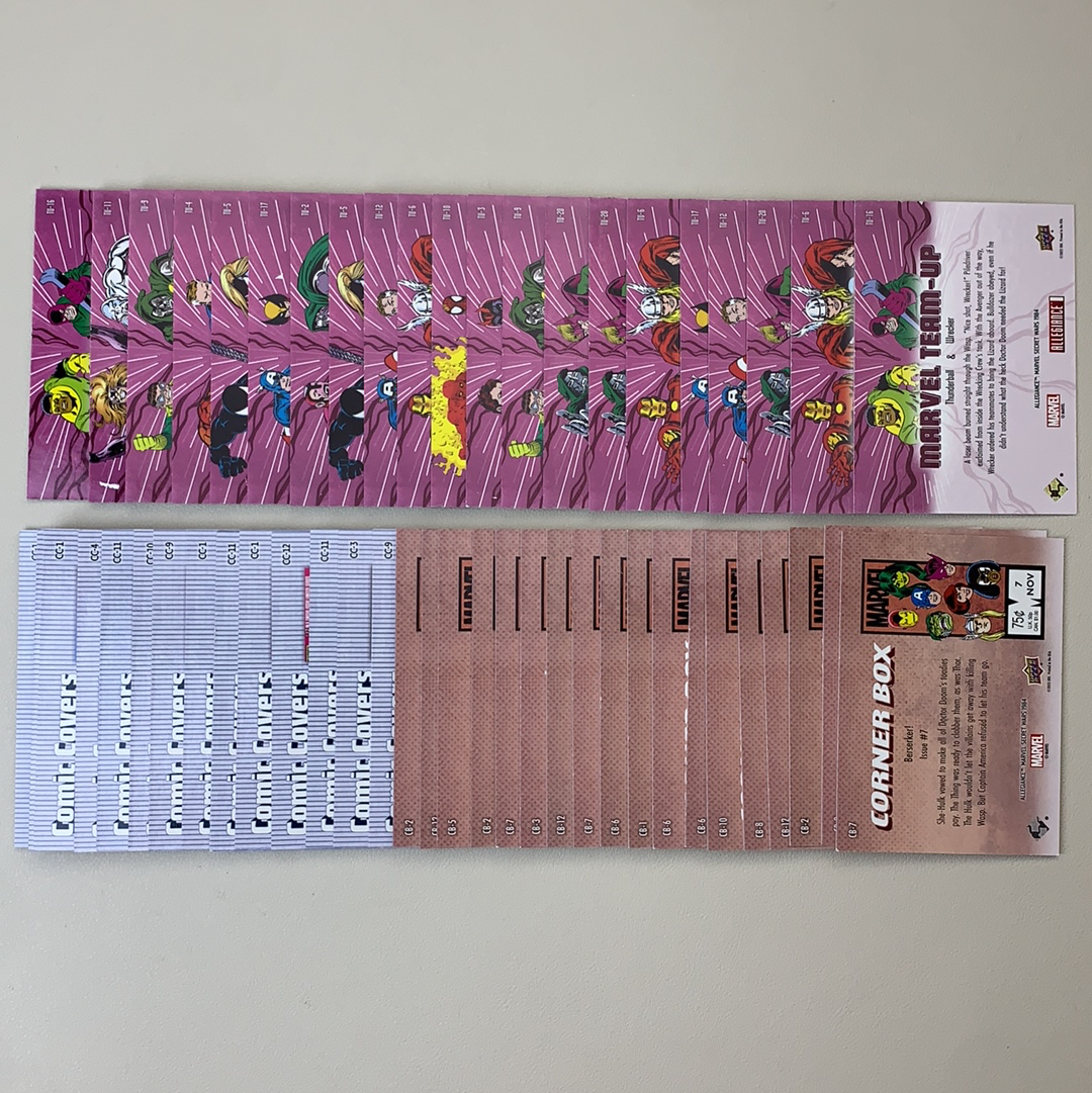 【弈卡代拍】 2023 Upper Deck Marvel 漫威 MCU Allegiance 秘密战争 大比例 Box特卡 Comic Covers特卡 对战特卡 打包 品相如图 凑套必备 Mito