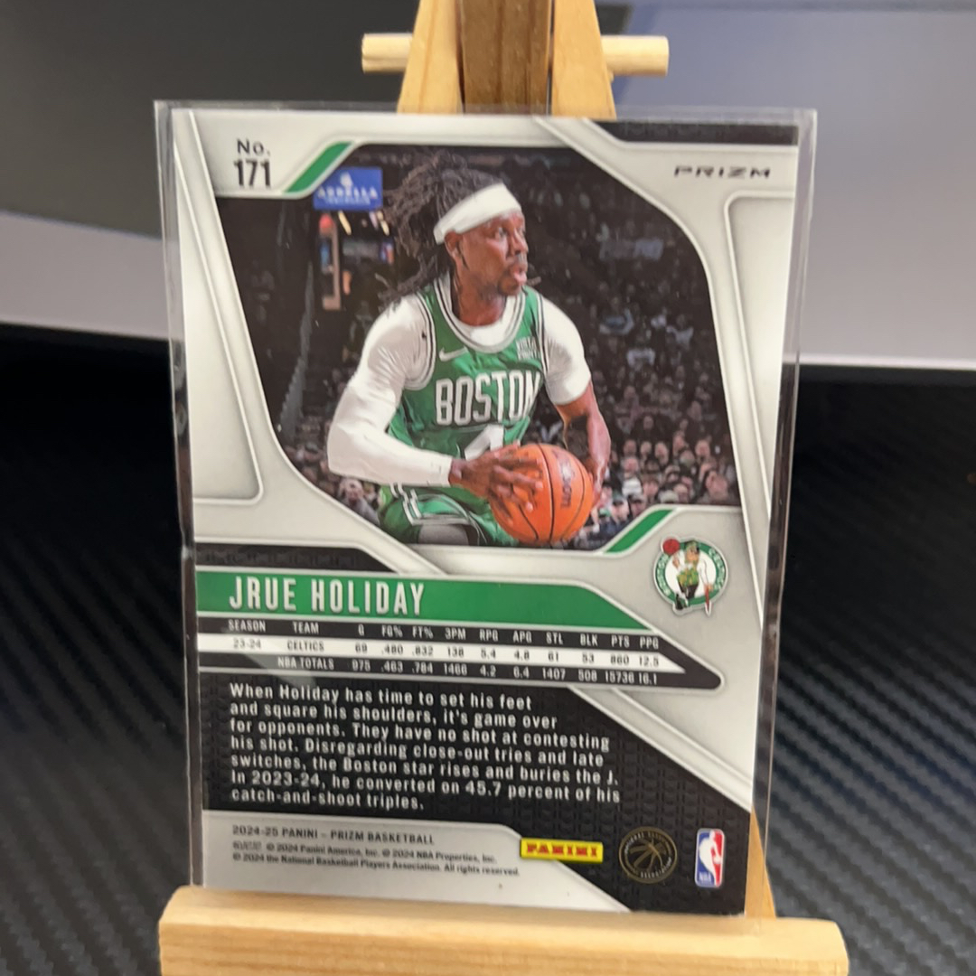 2024-25 Panini Prizm Jrue Holiday 朱 霍勒迪 凯尔特人 银碎冰 银折 折射 prizm系列 pz 卡品如图 凑图必备 值得收藏! 免费代卖!