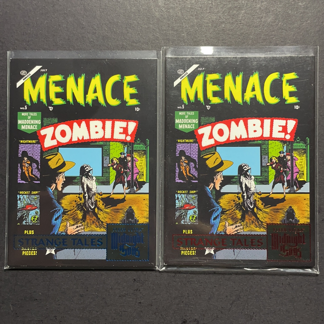 2024 Fleer Marvel (MCU) 午夜之子 幽灵 僵尸 奇异故事漫画(奇异博士登场系列)封面特卡 红蓝平行100+180编 ST3 2023 UD漫威漫画Fleer Ultra午夜之子