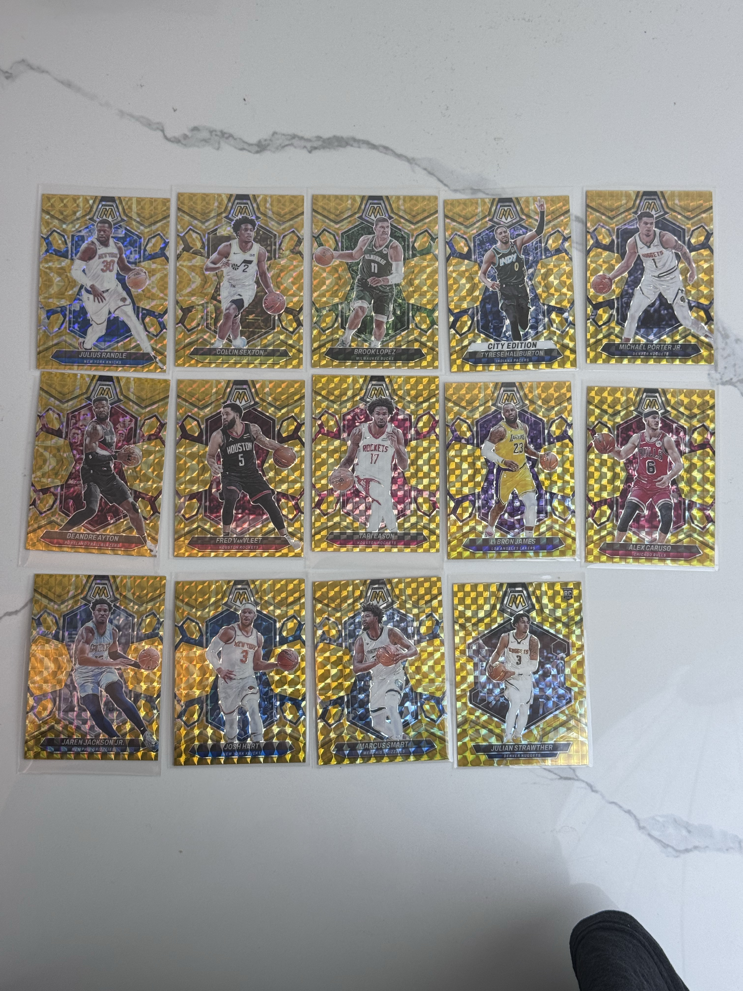 【Roseee代卖】马赛克 金折 哈利伯顿 杰克逊 伊森 兰德尔 波特 勒布朗 詹姆斯 等lot 易水寒10