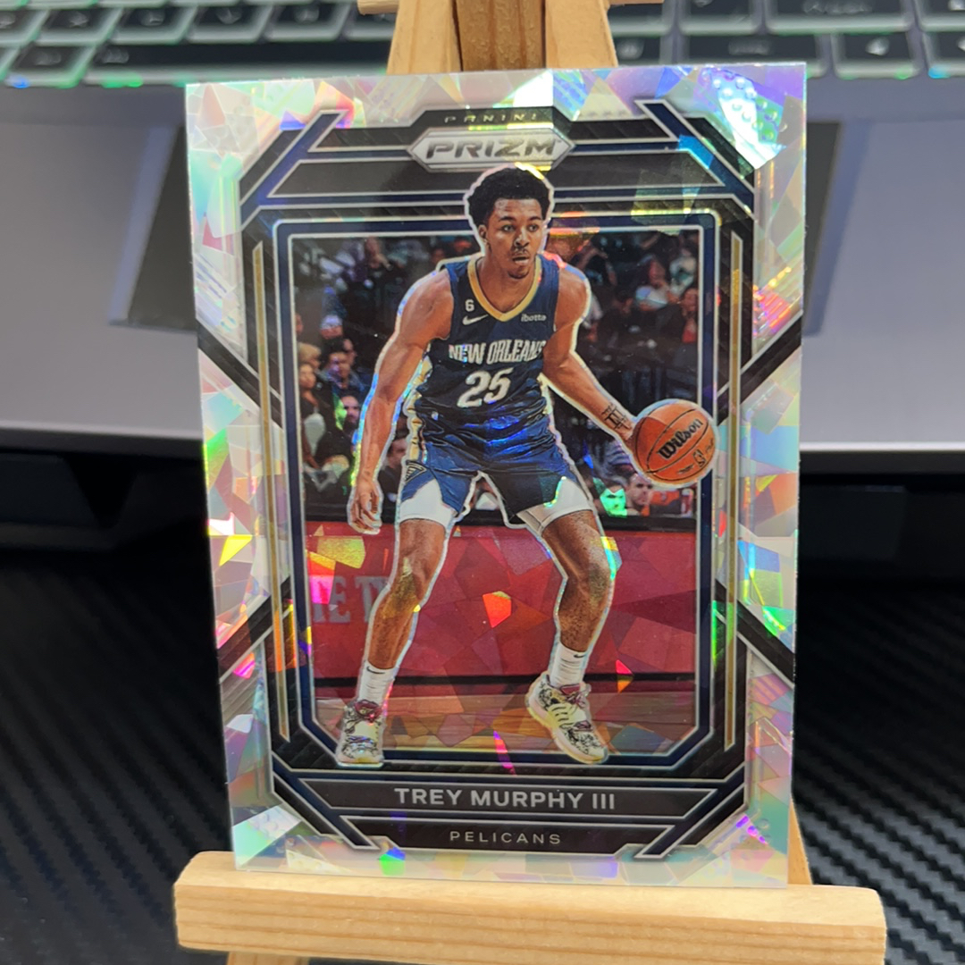 2022-23 Panini Prizm Trey Murphy III 特雷 墨菲三世 鹈鹕 银折 碎冰折 折射 prizm系列 pz 卡品如图 凑图必备 值得收藏! 免费代卖!