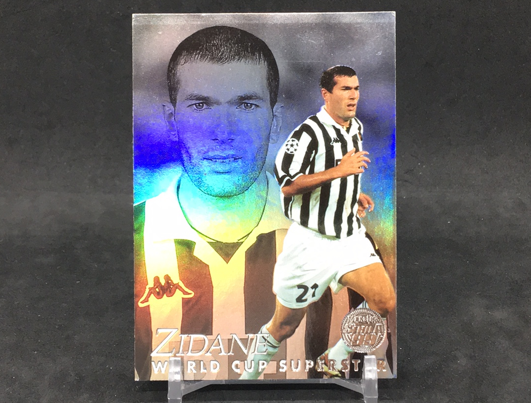 【DC拍卖】11.01 小科比 MERLIN SERIE A 99 意甲系列 稀有大比例世界杯巨星特卡 实卡美如画 意甲豪门尤文图斯队传奇巨星 齐达内(微瑕)