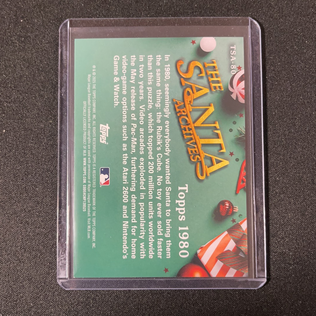 2025 Topps Holiday North Pole 圣诞老人 假日盒独占 隐藏 大比例 ssp 印签 卡品如图 收藏必备