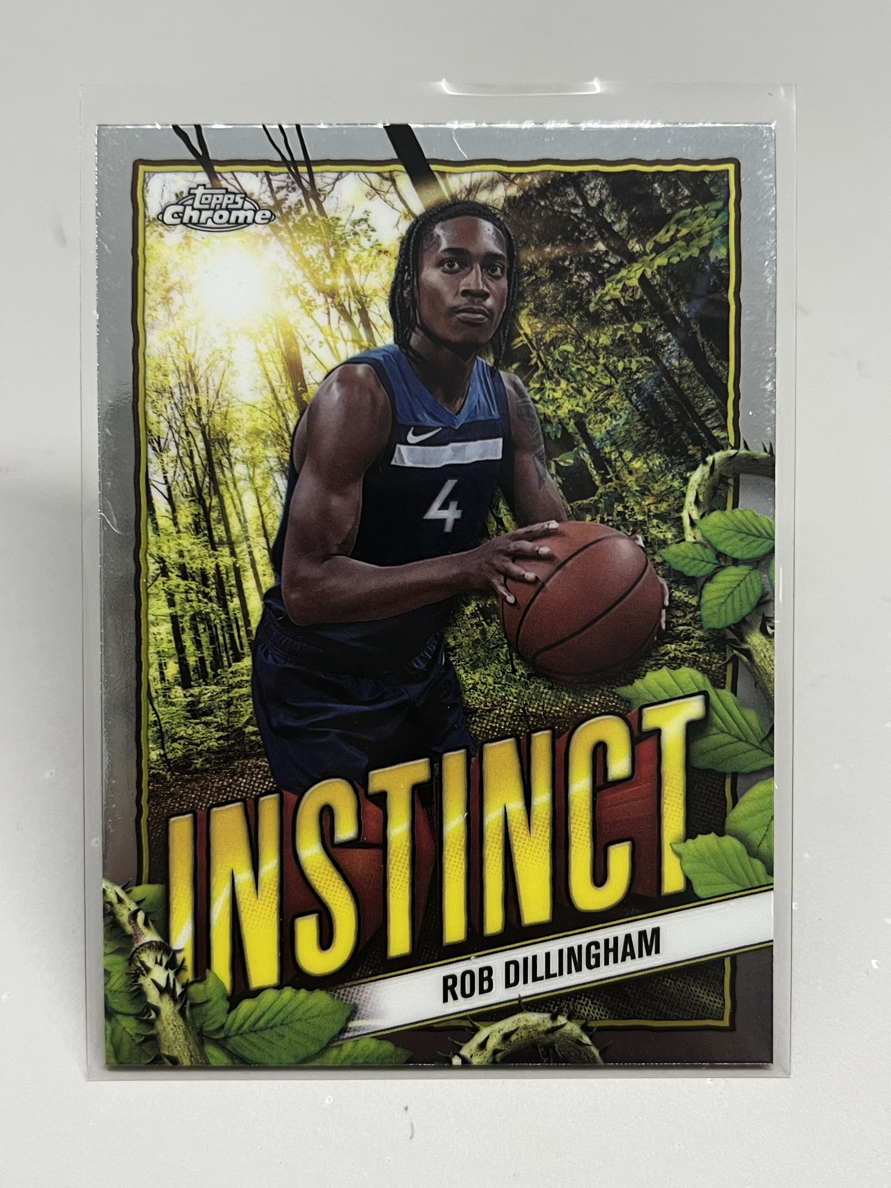2025 Topps Chrome Rob Dillingham 【挂机拍卖】罗布·迪林厄姆 森林狼 INSTINCT 特卡 #30 收藏 凑套 卡品如图