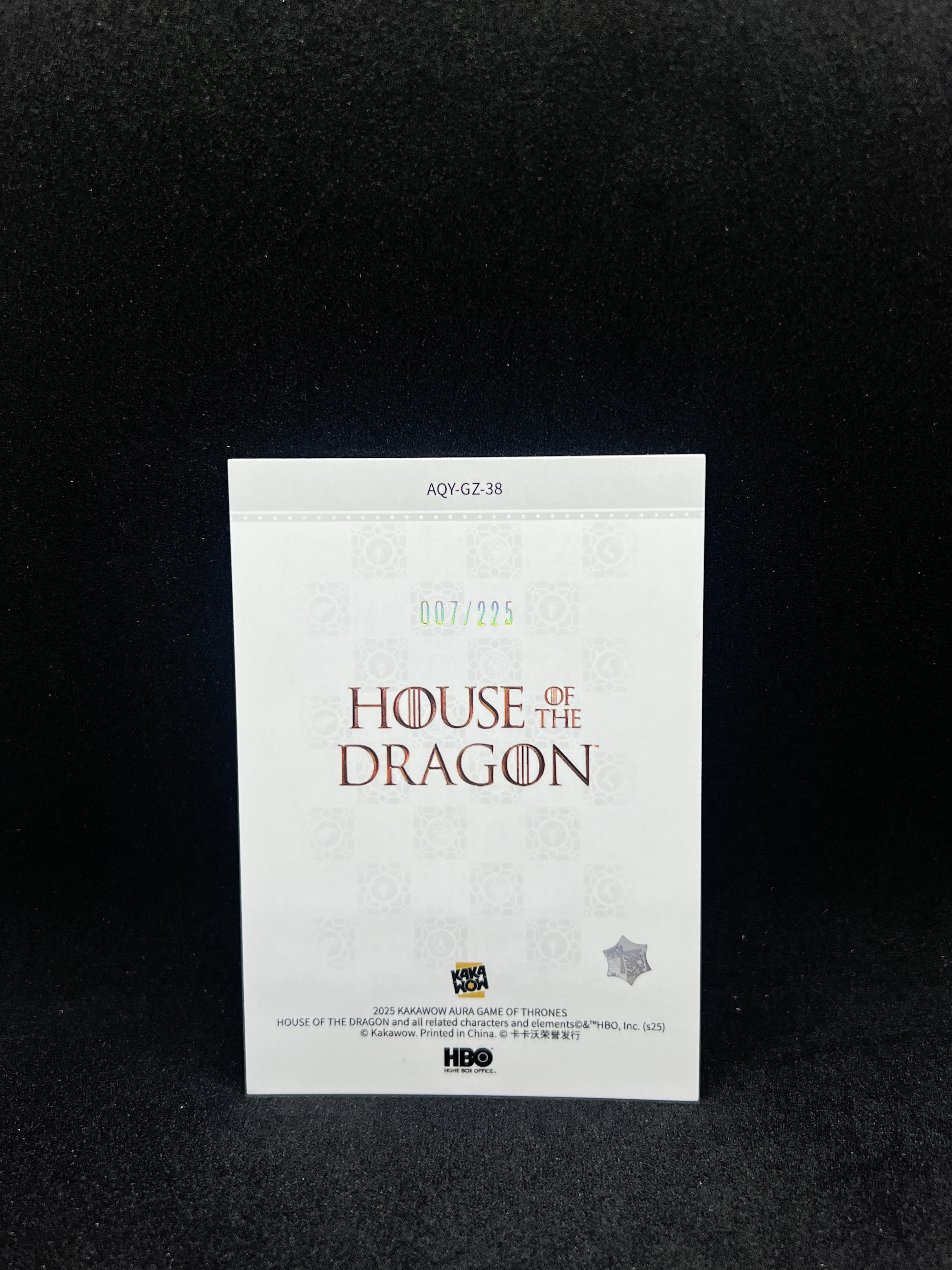 2025 Kakawow Game of Thrones viserys I targaryen 【严选代拍】 权力的游戏 权游 韦赛里斯 坦格利安一世 225编 印象格子 卡品如图 拍前看描述 吴