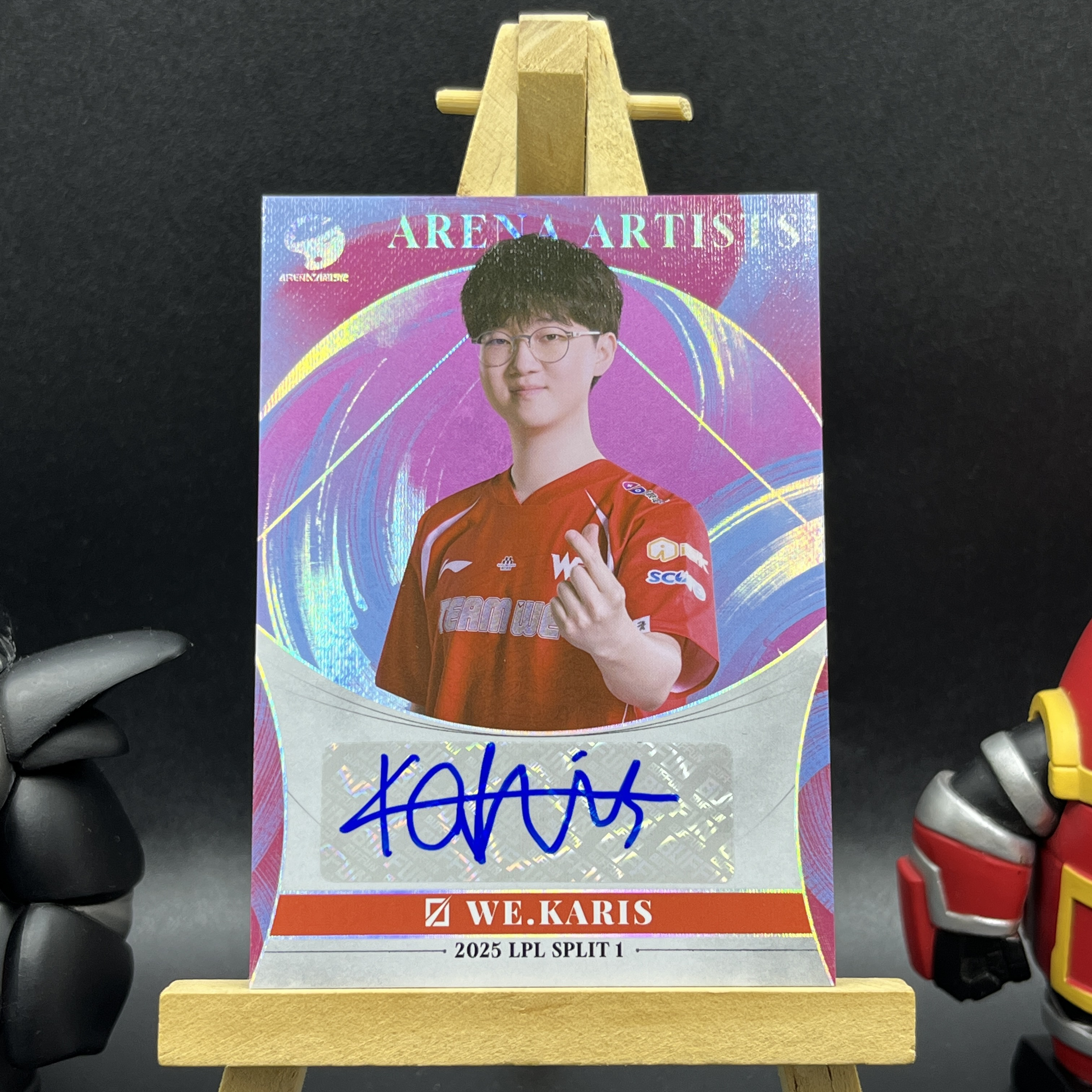 【KabuDa不累计】2025 Buffun 不凡玩品 英雄联盟 赛场艺术家 LPL 选手卡 WE Karis 15编 签字 单人签字卡 For