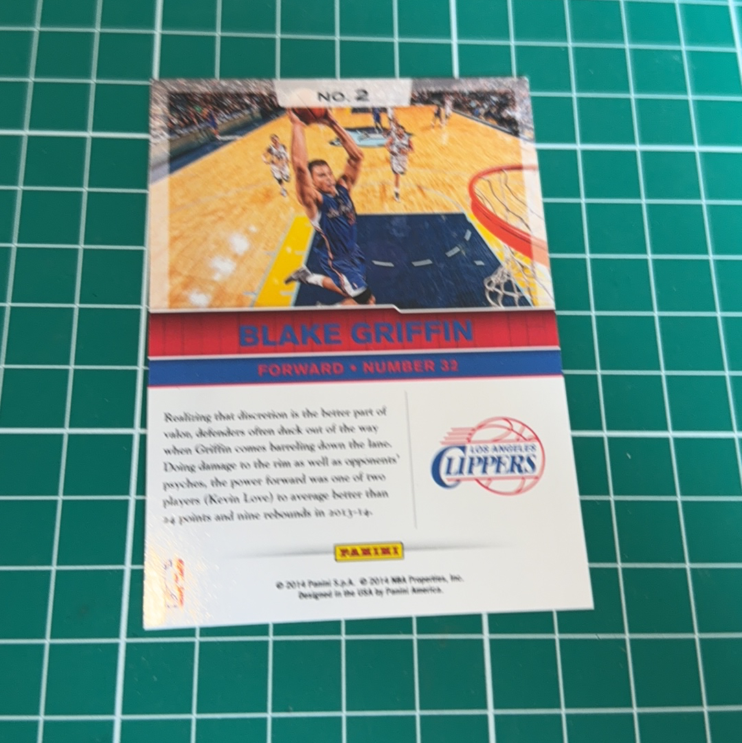 2014-15 Panini Americana Blake Griffin S.p.a. 布雷克格里芬 横版特卡 篮圈 闪卡 End2End十年老卡 绝版卡 稀有大比例 大hit