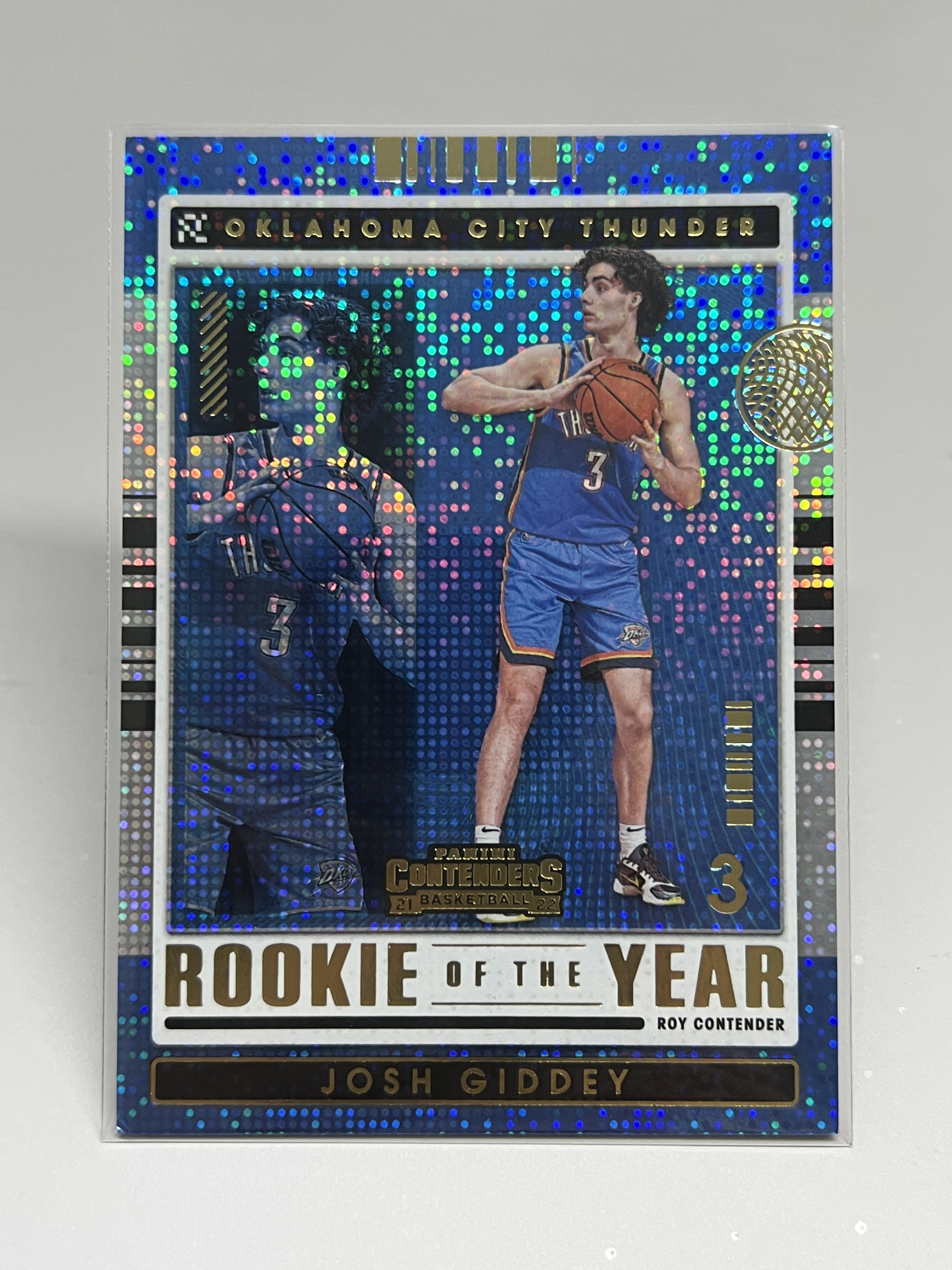 2021-22 Panini Contenders Josh Giddey 【挂机拍卖】帕尼尼 球票 吉迪 雷霆 新秀年 点点折 Disco折 #6 收藏 凑套 卡品如图
