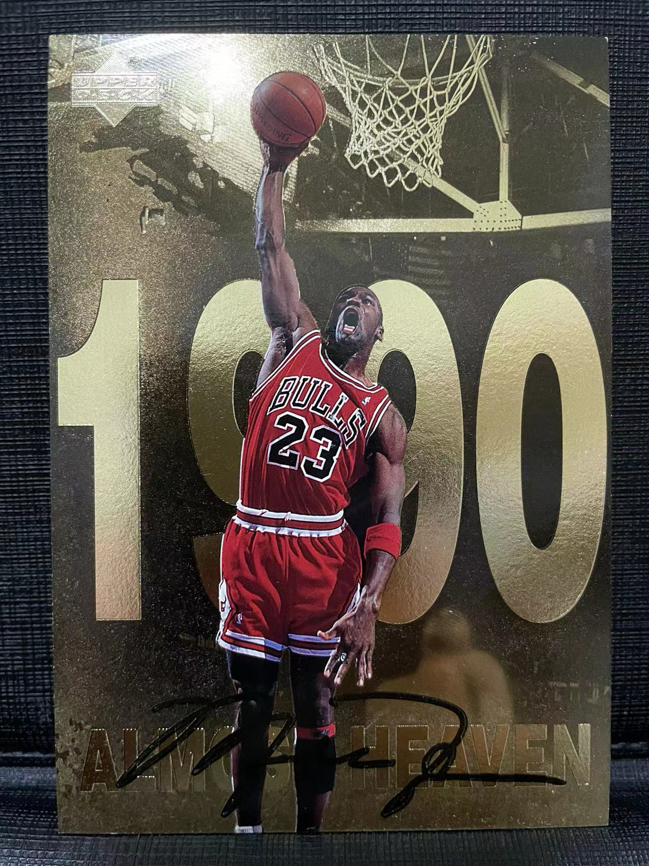 1998 Upper Deck Americana Michael Jordan 公牛 传奇 飞人 乔丹 MVP 爆金大卡 12编！全球限量 超级大卡 已经绝版了记录经典 投资升值 卡片不错