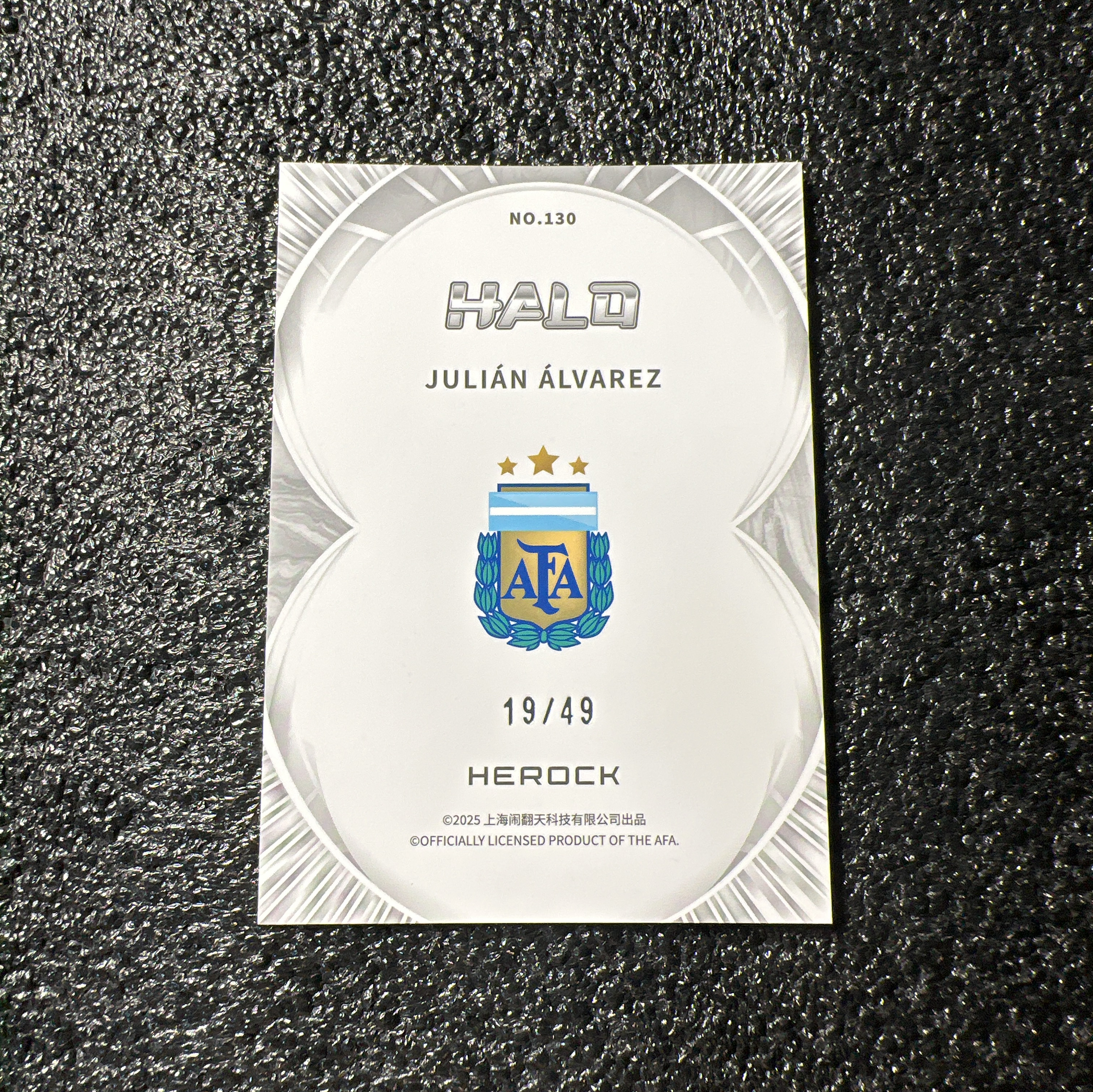 【足球代拍】2025 Playfull Herock Halo Julián Álvarez 胡利安 阿尔瓦雷斯 阿根廷 国家队盒 19/49编 折射 大比例 ssp 收藏必备 只发顺丰 X018
