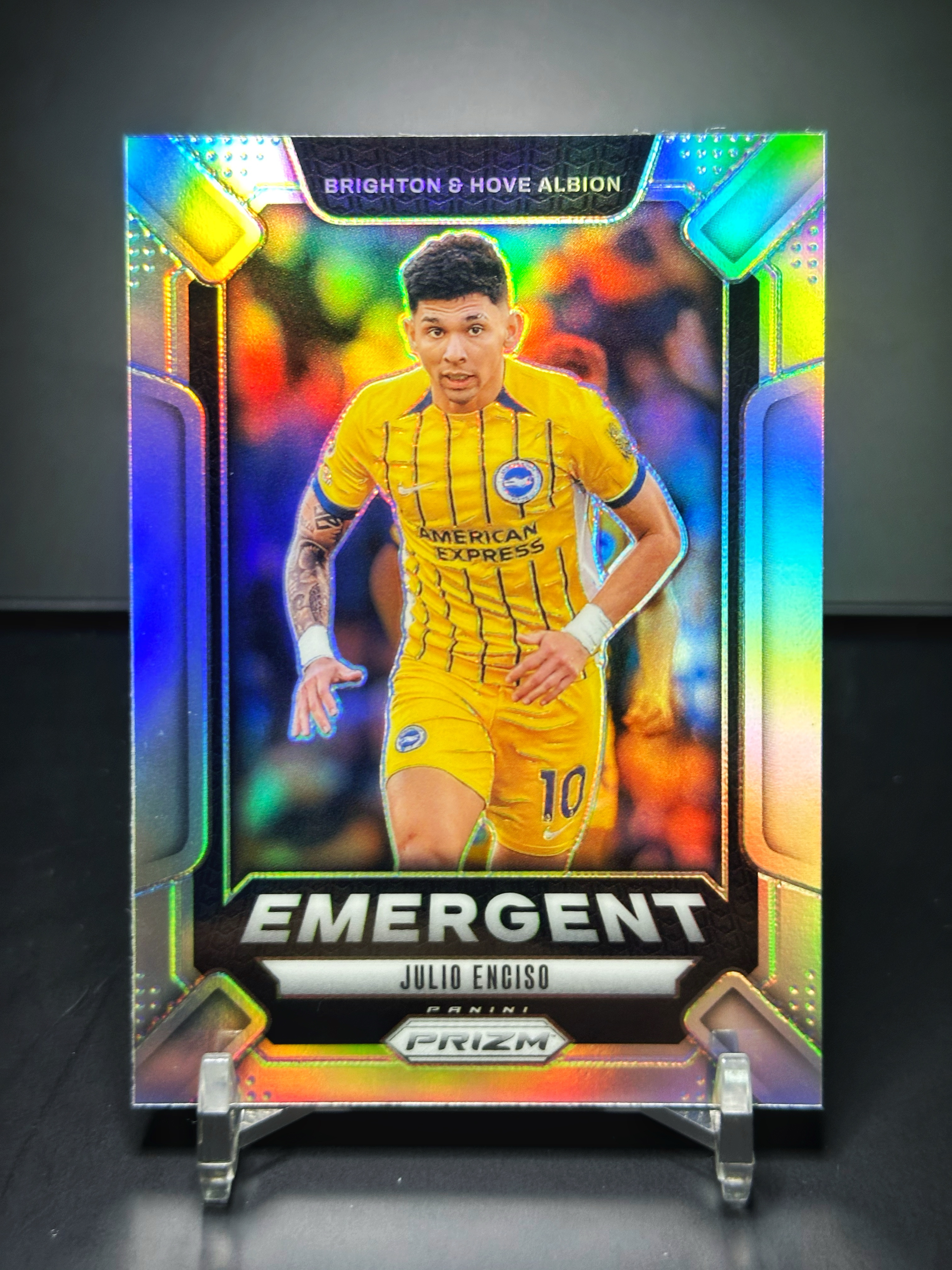 2024-25 Panini Prizm Julio Enciso 英超Prizm 朱里奧 恩西索 布萊頓 特卡 銀折 卡品如圖 實卡超美 收藏必備