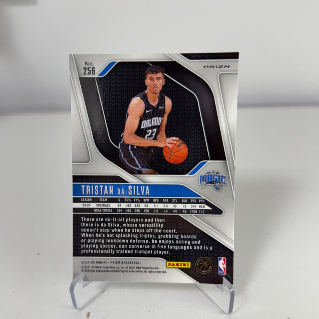 2024-25 Panini Prizm Tristan da Silva RC 【免费代卖】魔术 新秀 RC 特里斯坦 达 席尔瓦 PZ 正银折 银波纹折 折射 投资升值 值得珍藏 卡品如图