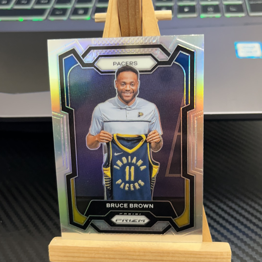 2023-24 Panini Prizm Bruce Brown 布鲁斯 布朗 开拓者 银折 折射 prizm系列 pz 卡品如图 凑图必备 值得收藏!免费代卖!