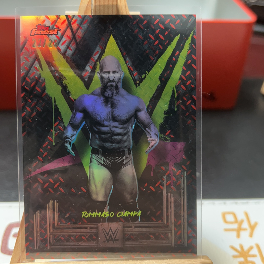 【SY代卖sy0177-可累积-瑕疵看图】2025 Topps Finest Tommaso Ciampa 托马索 切帕 25编